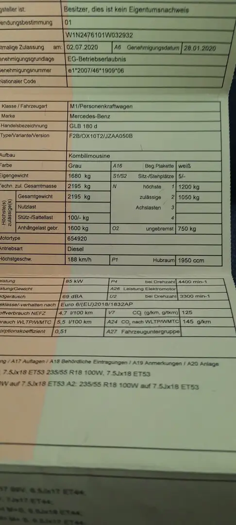 Mercedes-Benz GLB 180 GLB 180 d Aut. - 2