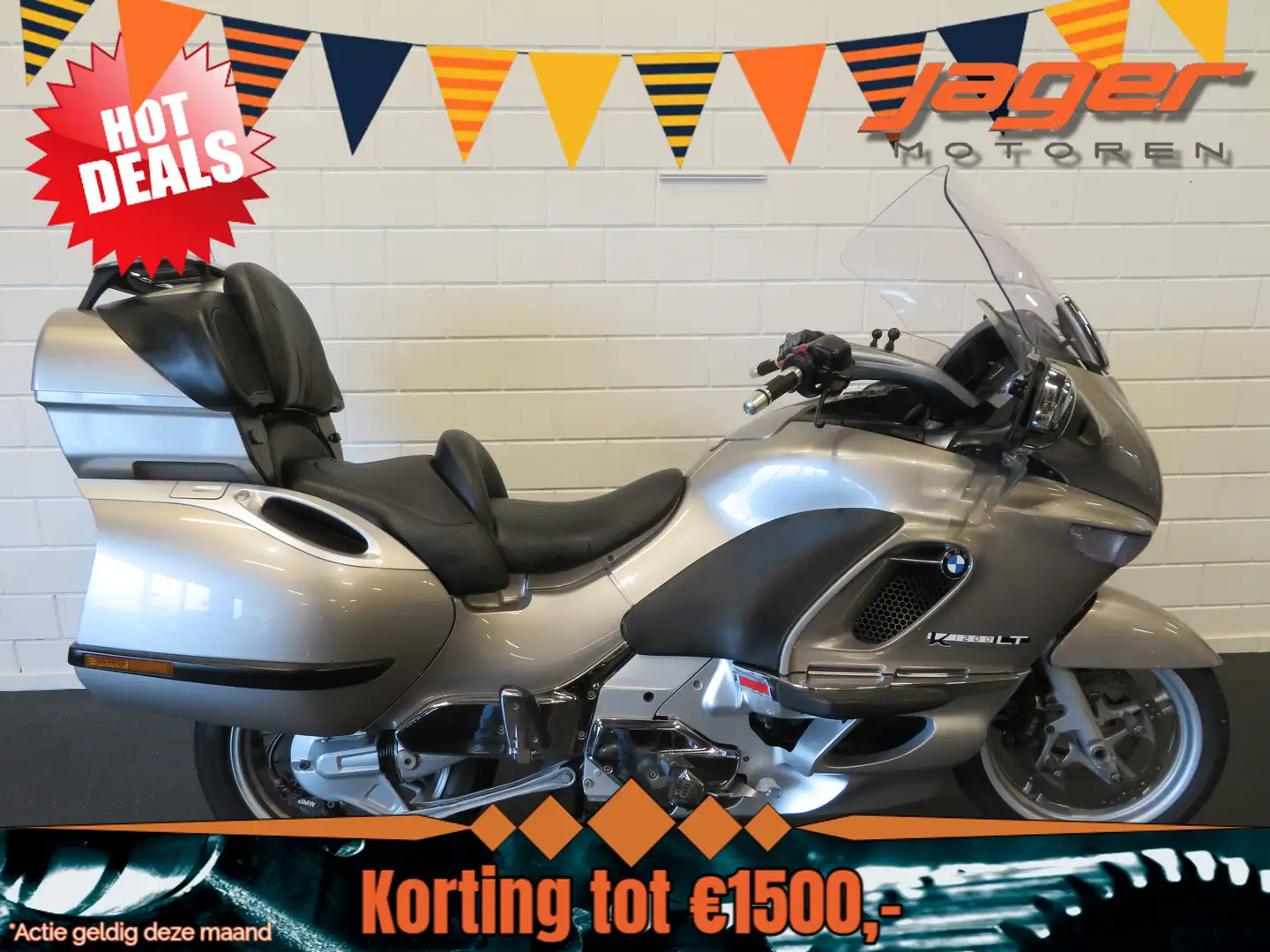 BMW K 1200 LT K1200 MOOIE TOURBUFFEL!! Zilver - 1