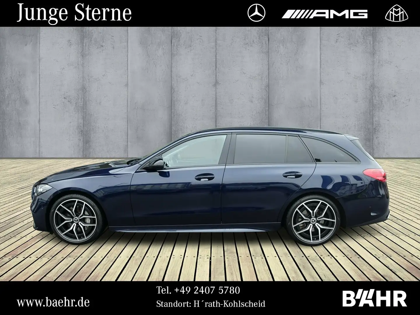 Mercedes-Benz C 220 C 220 d T AMG+Night/MBUX/LED/Totwinkel/RFK/19" Blau - 2