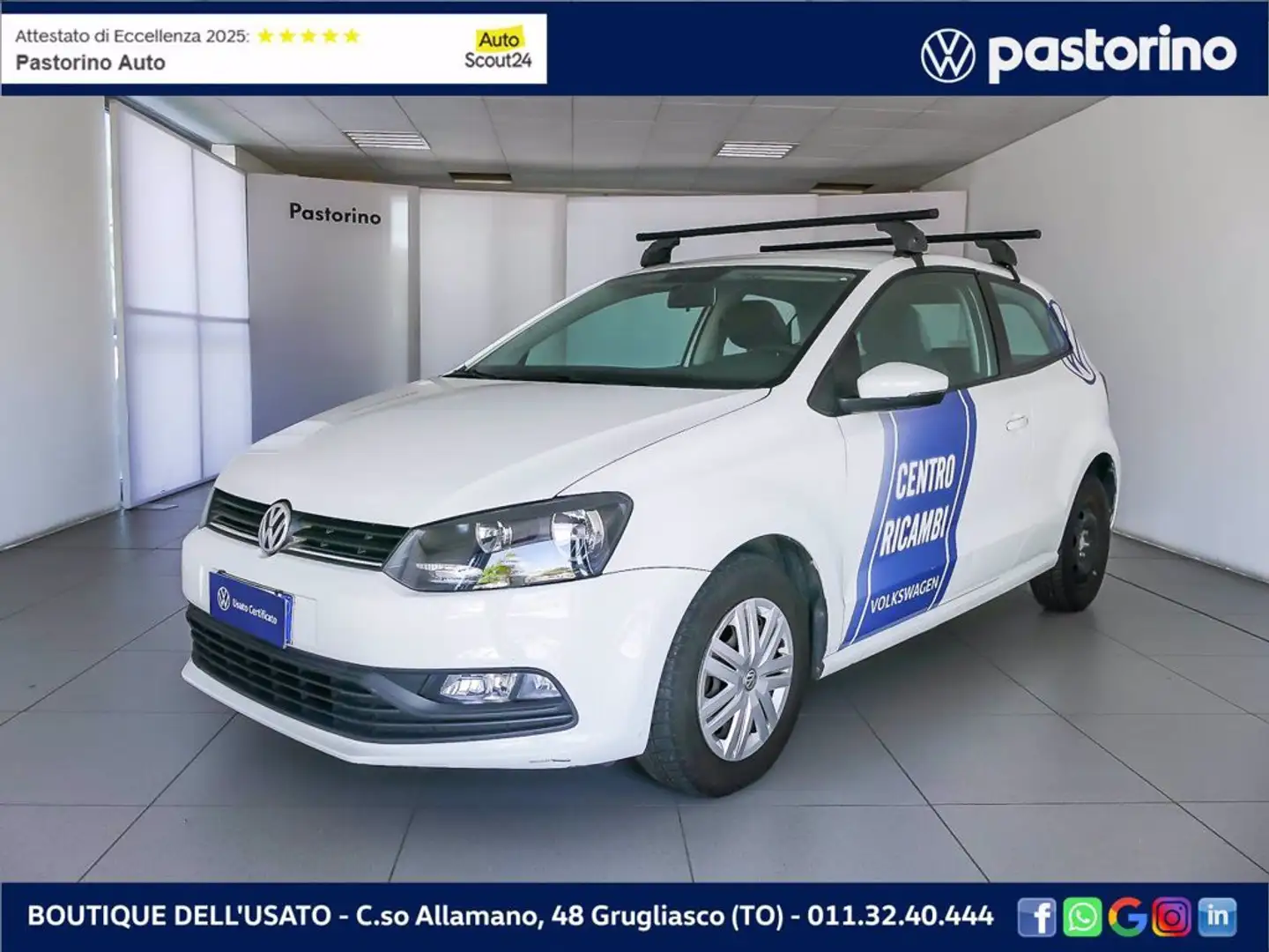 Volkswagen Polo VAN 1.4 TDI 75 CV - autocarro - PREZZO + I.V.A. Weiß - 1