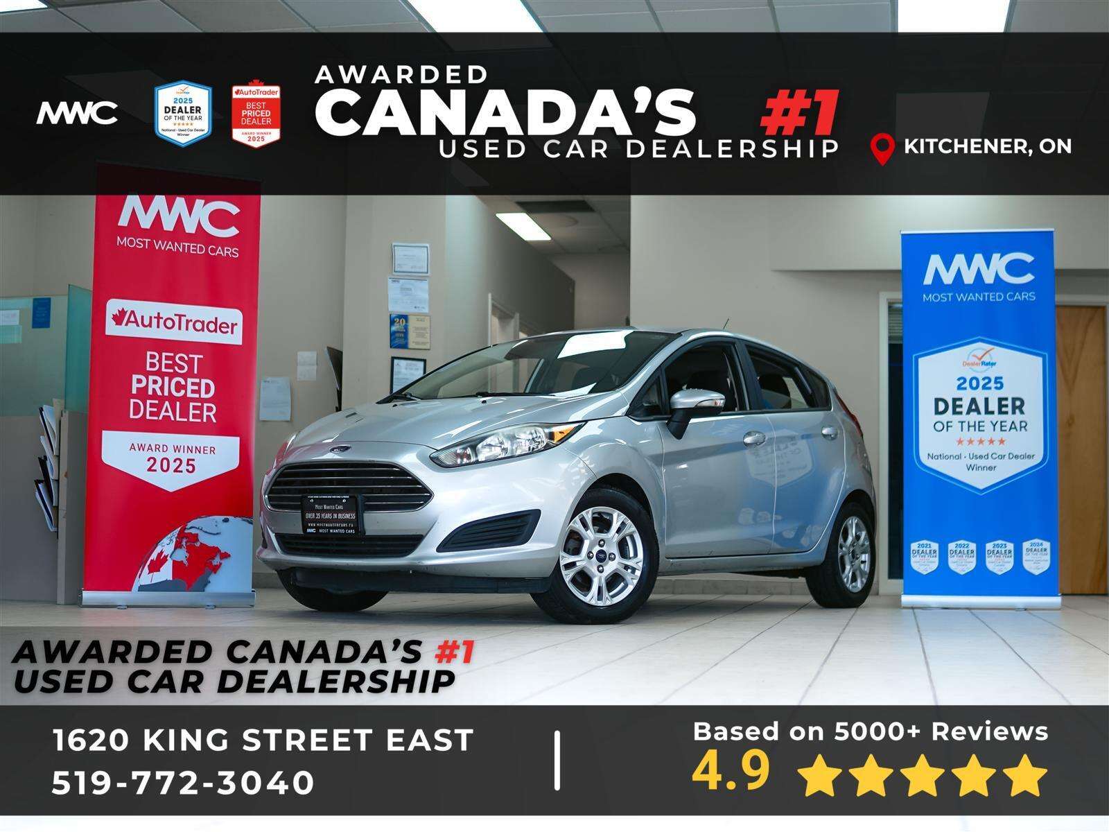 2015 Ford Fiesta SE | HEATED SEATS | BLUETOOTH | NO ACCIDENTS
