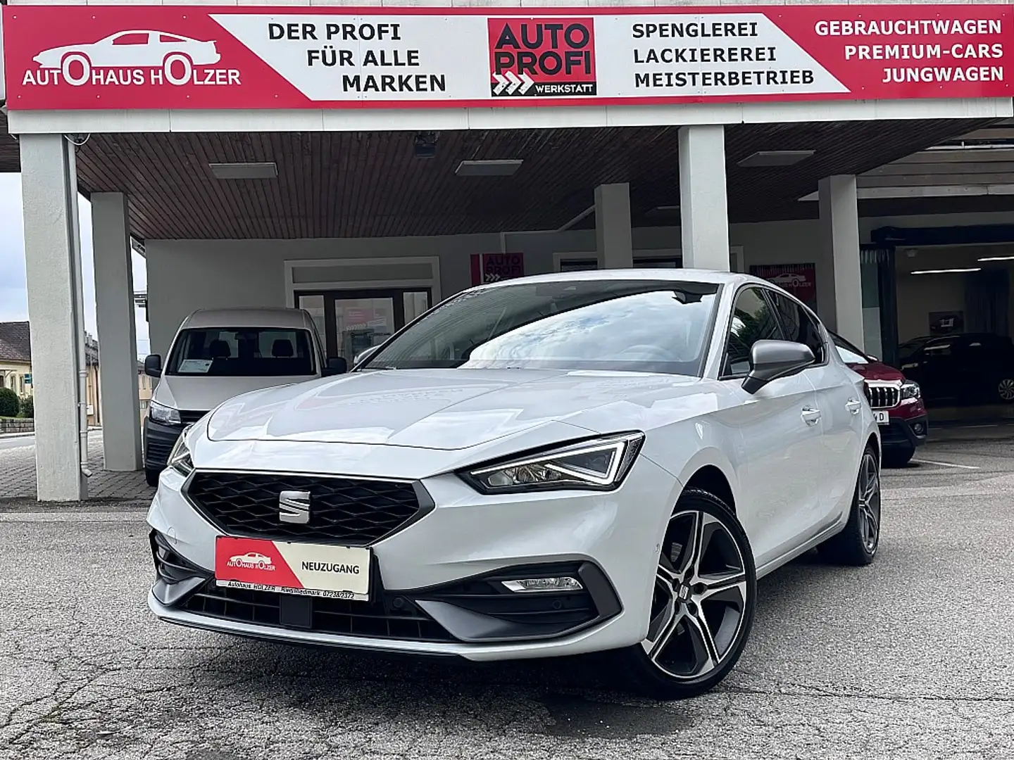 SEAT Leon 1,5 eTSI ACT FR DSG *LED, NAVI, Rü.Kam, KESSY* Blanco - 1