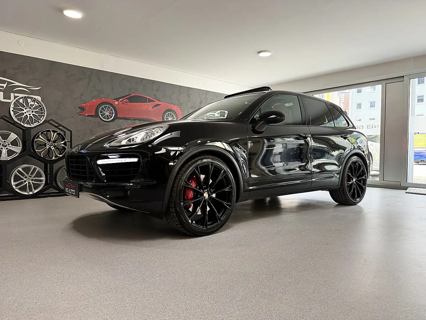 Porsche Cayenne II Turbo Aut. *V8*LUFT*BURMESTER*RFK*SPZ* Schwarz - 1