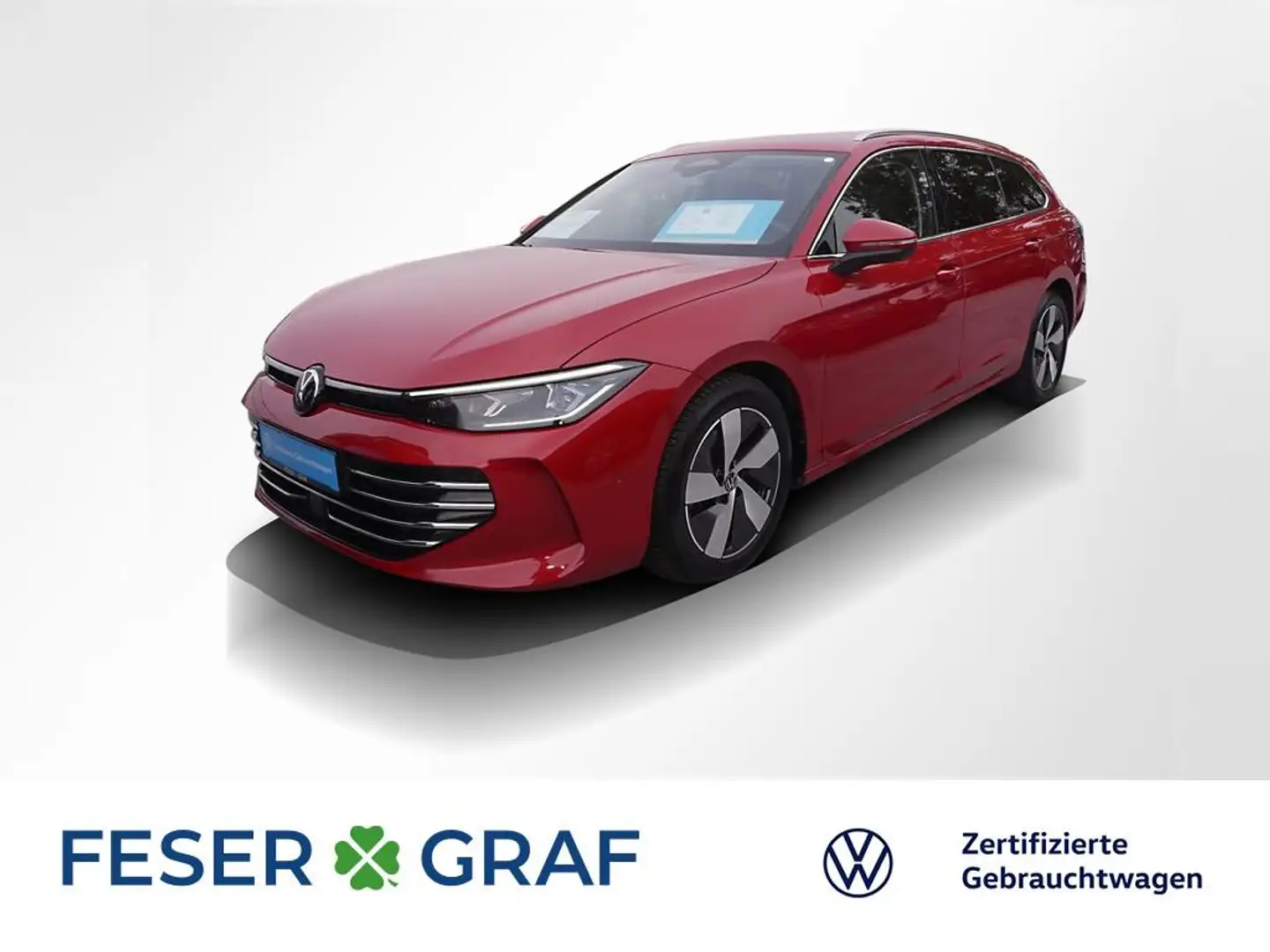 Volkswagen Passat 2.0 TDI Elegance DSG AHK Matrix Navi RüKa Rot - 1