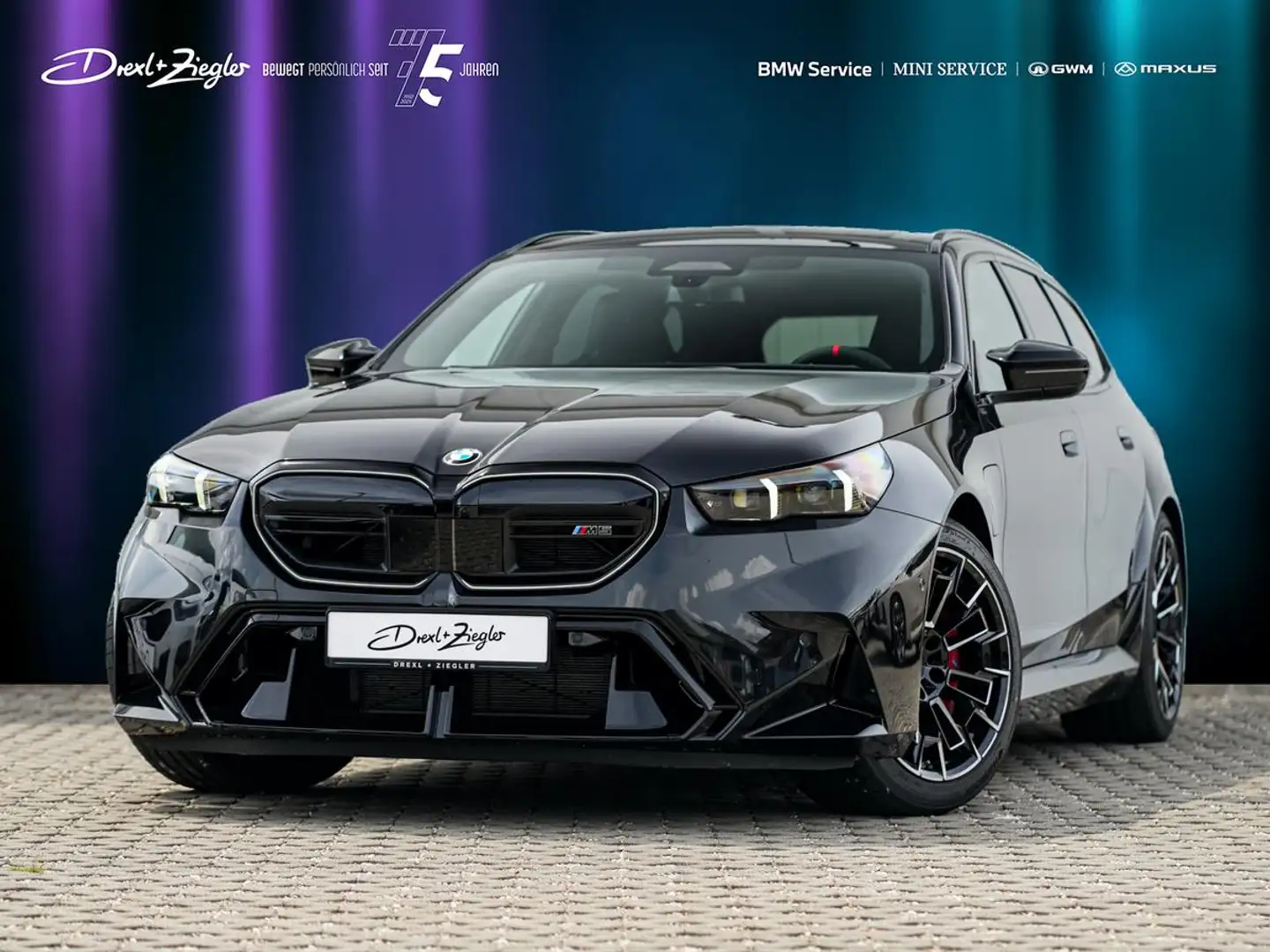 BMW M5 Touring M'Drivers AHK PANO KoZg ACC B&W 360° Schwarz - 1