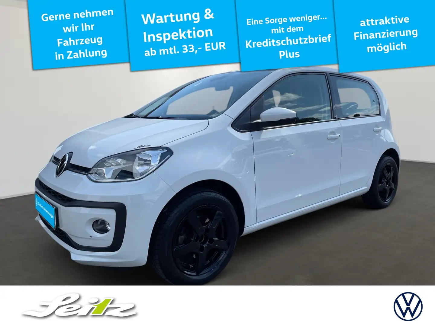 Volkswagen up! 1.0 MPI move *KAMERA*SITZH*TEMPOMAT* Weiß - 1