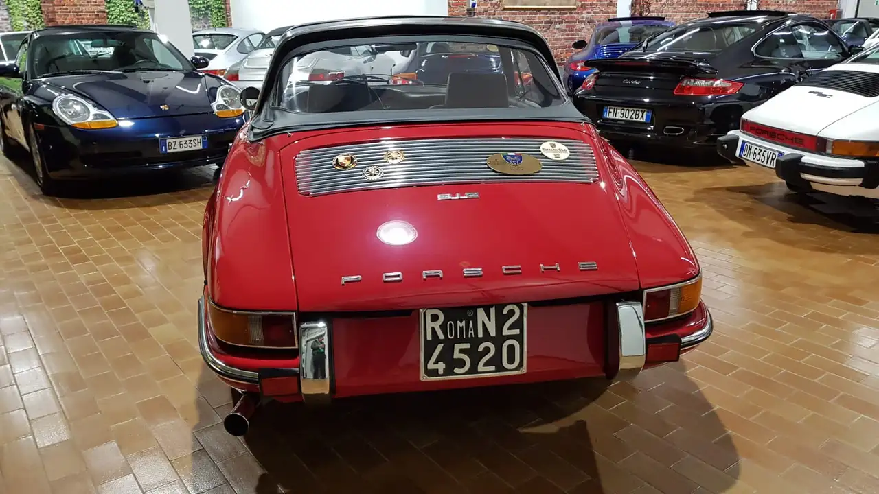 Porsche 911 912 TARGA SOFT WINDOW BOOK SERVICE ITALIA 1969, foto 4