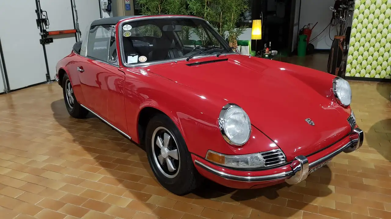 Porsche 911 912 TARGA SOFT WINDOW BOOK SERVICE ITALIA 1969, foto 6