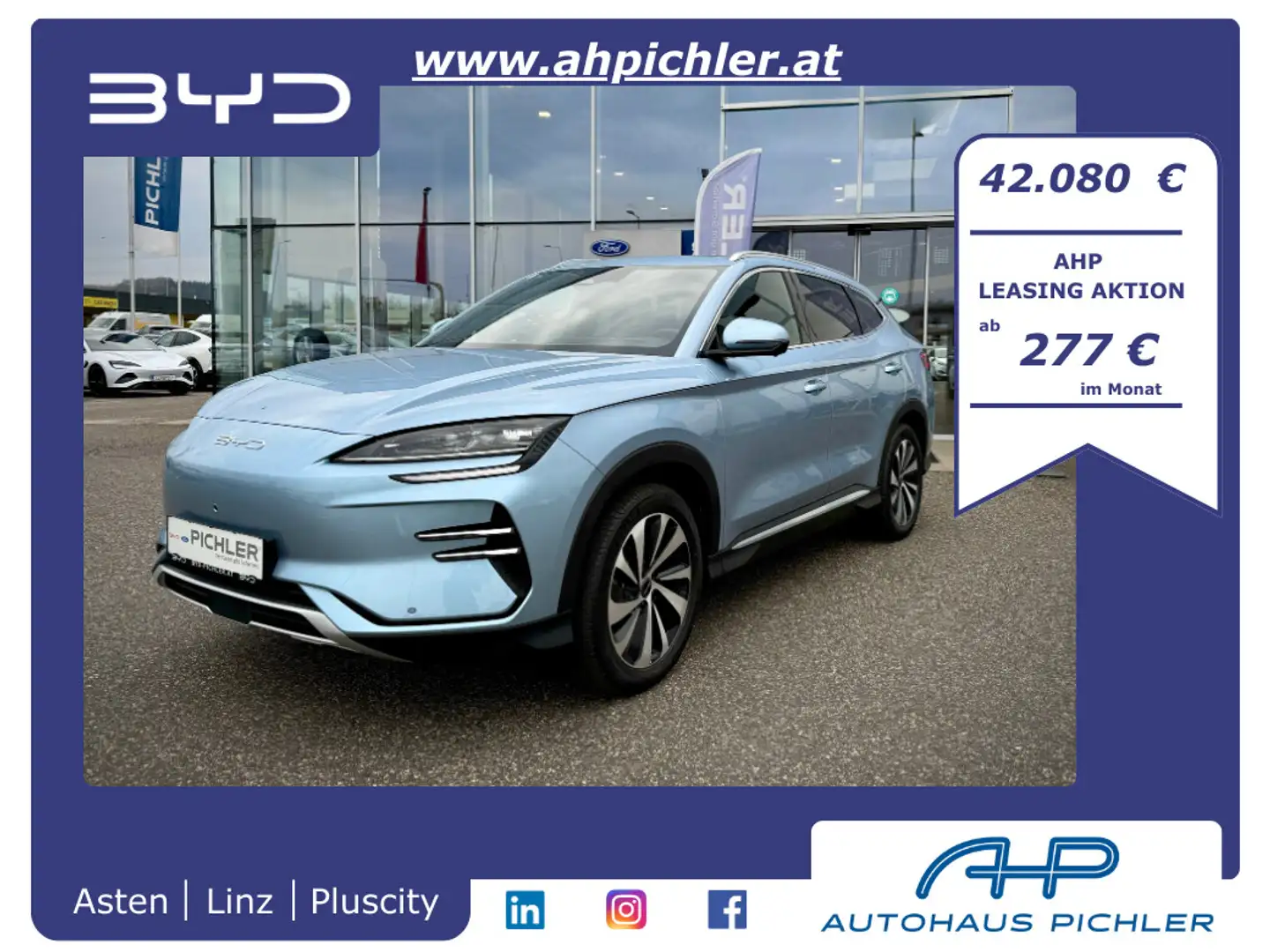 BYD Seal U Design 87KW 218PS Aut. LEASING AKTION in Vorbes... Blau - 1
