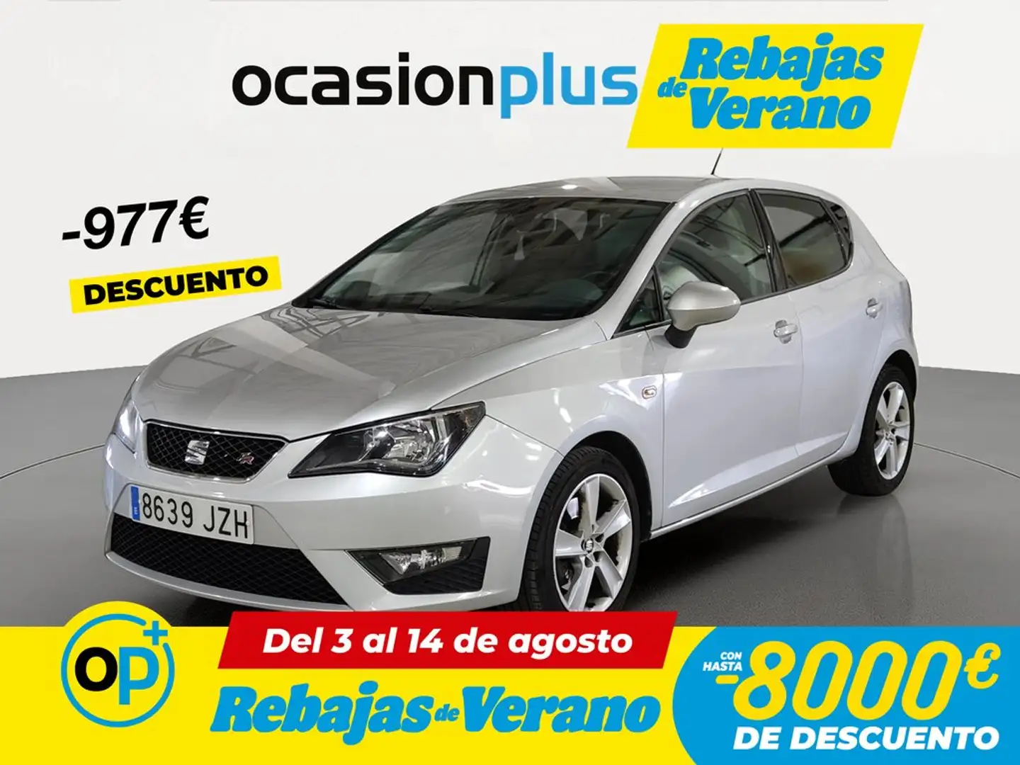 SEAT Ibiza 1.0 EcoTSI S&S FR DSG 110 Gris - 1