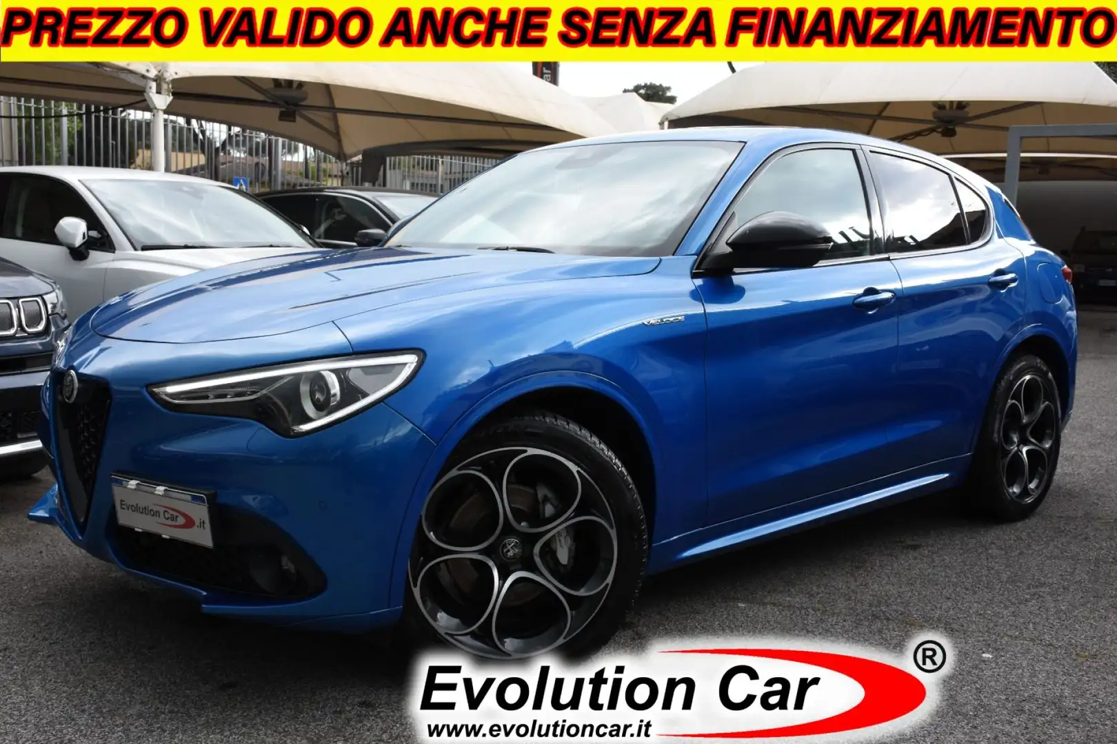 Alfa Romeo Stelvio 2.2 Turbodiesel 210 CV AT8 Q4 VELOCE Bleu - 1
