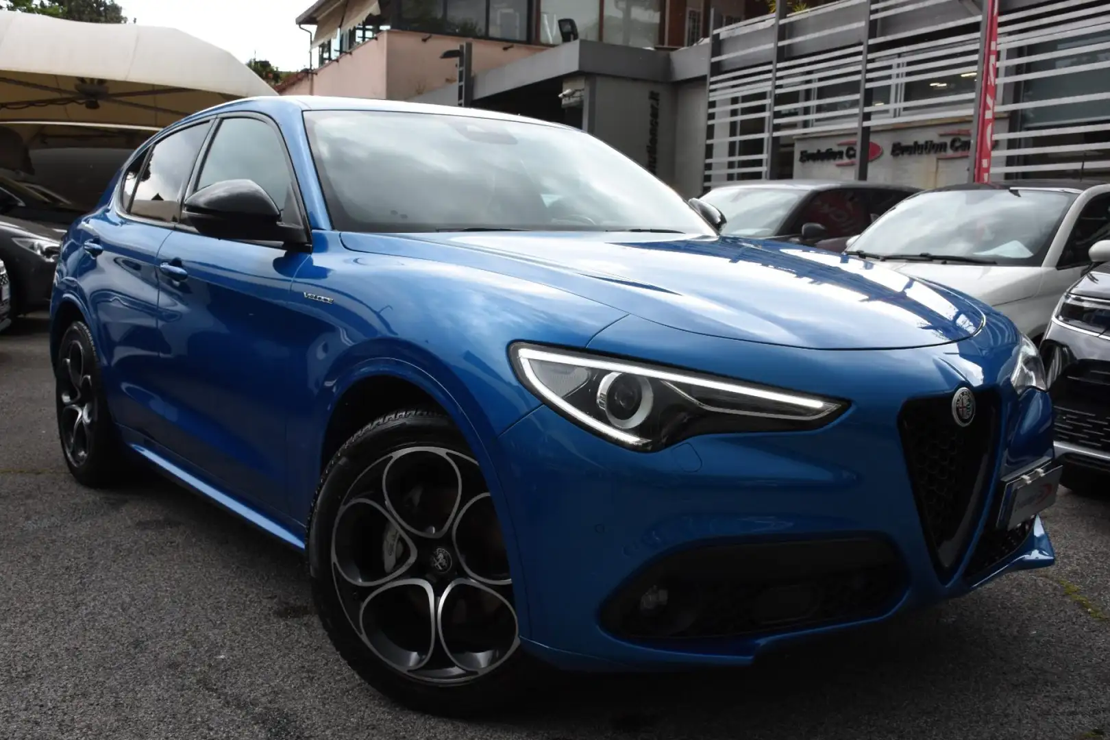 Alfa Romeo Stelvio 2.2 Turbodiesel 210 CV AT8 Q4 VELOCE Bleu - 2