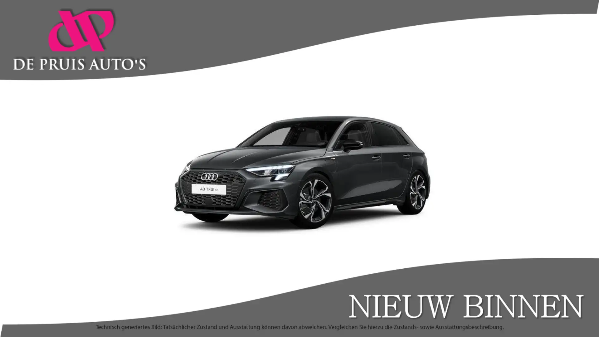 Audi A3 Sportback 40 TFSI e S Line Bang & Olufsen RS Stoel Šedá - 1
