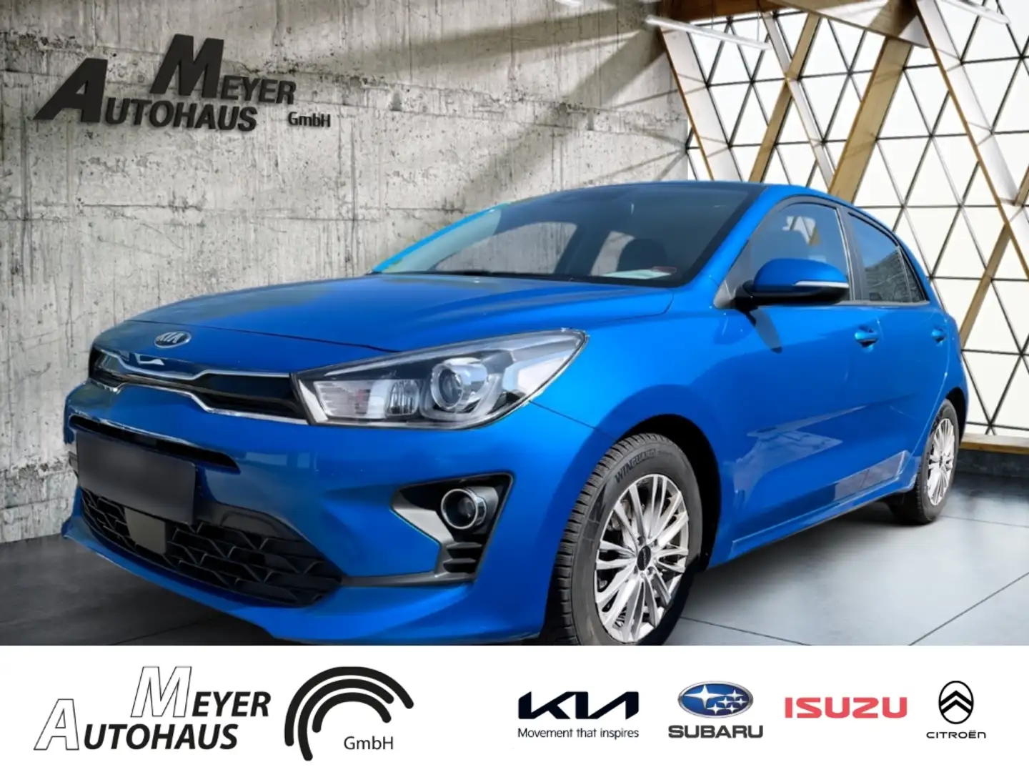 Kia Rio 1.0 T Vision+LED+NAVI+Tempomat+Einparkhilfe Blau - 2