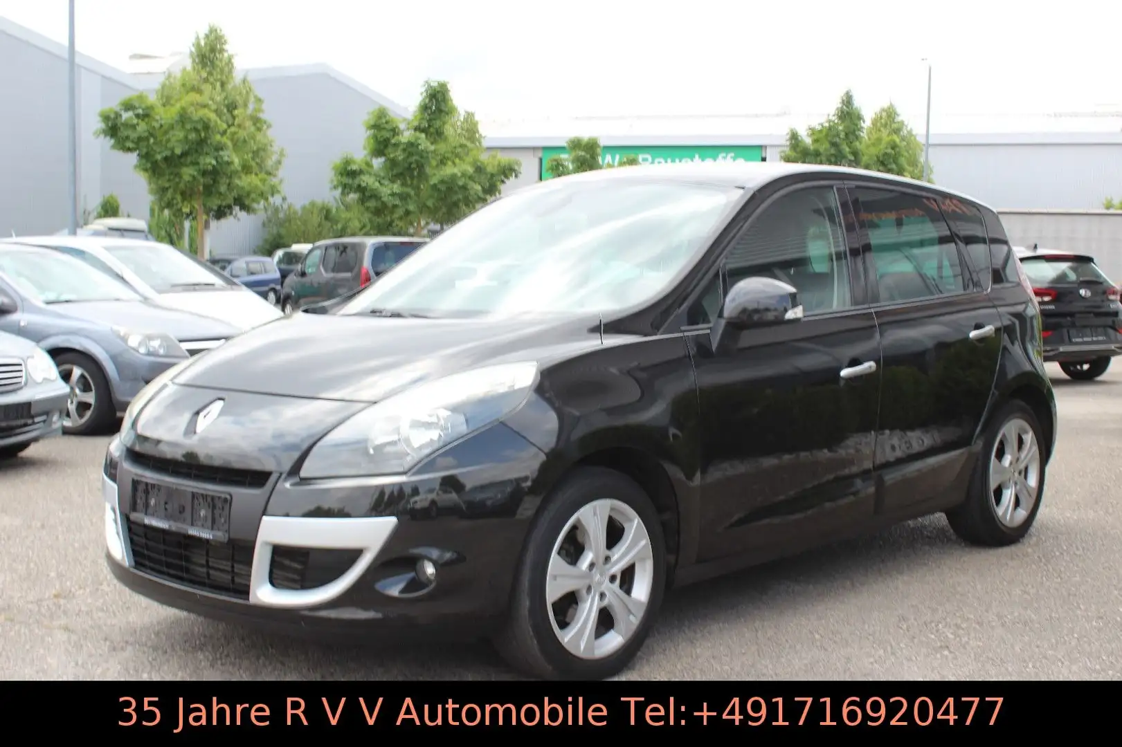 Renault Scenic III Dynamique, 1.Hand, TÜV neu Schwarz - 2