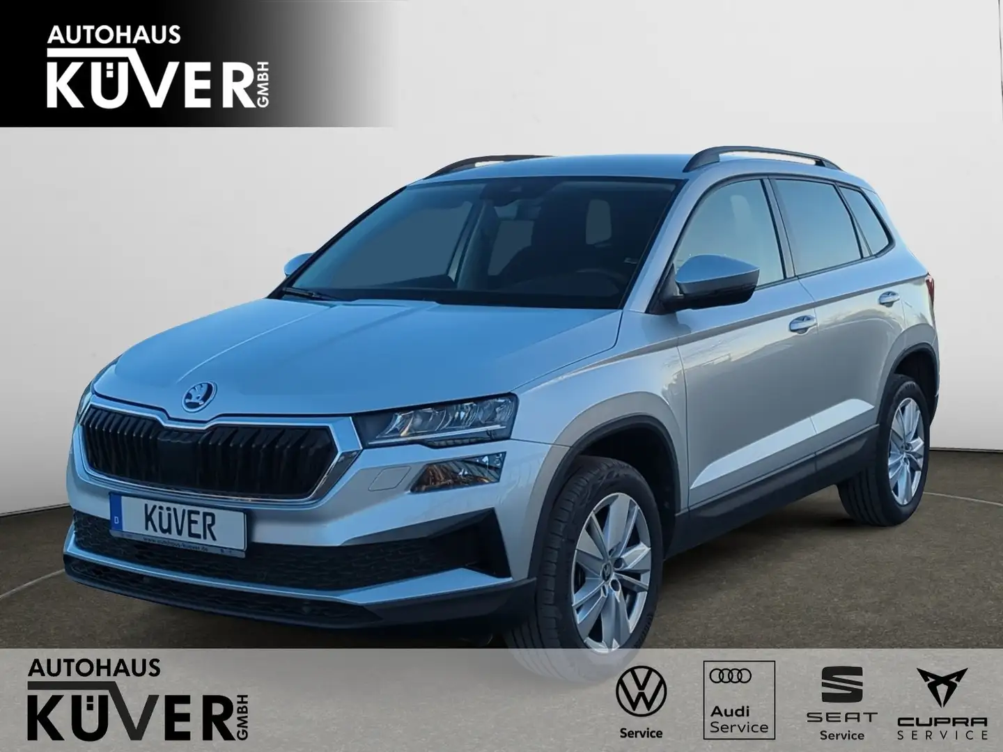 Skoda Karoq Selection 2.0 TDI DSG ACC*NAVI*LED*PDC*SHZ Silber - 1