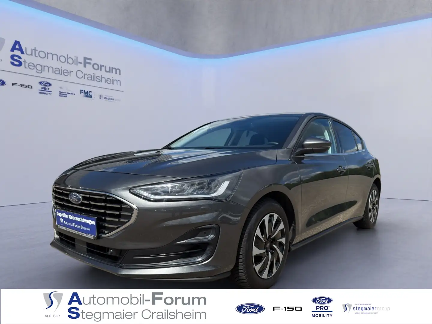 Ford Focus Titanium 1.0 EcoBoost MHEV *NAVI*LED*PARK-PILOT* Grijs - 1
