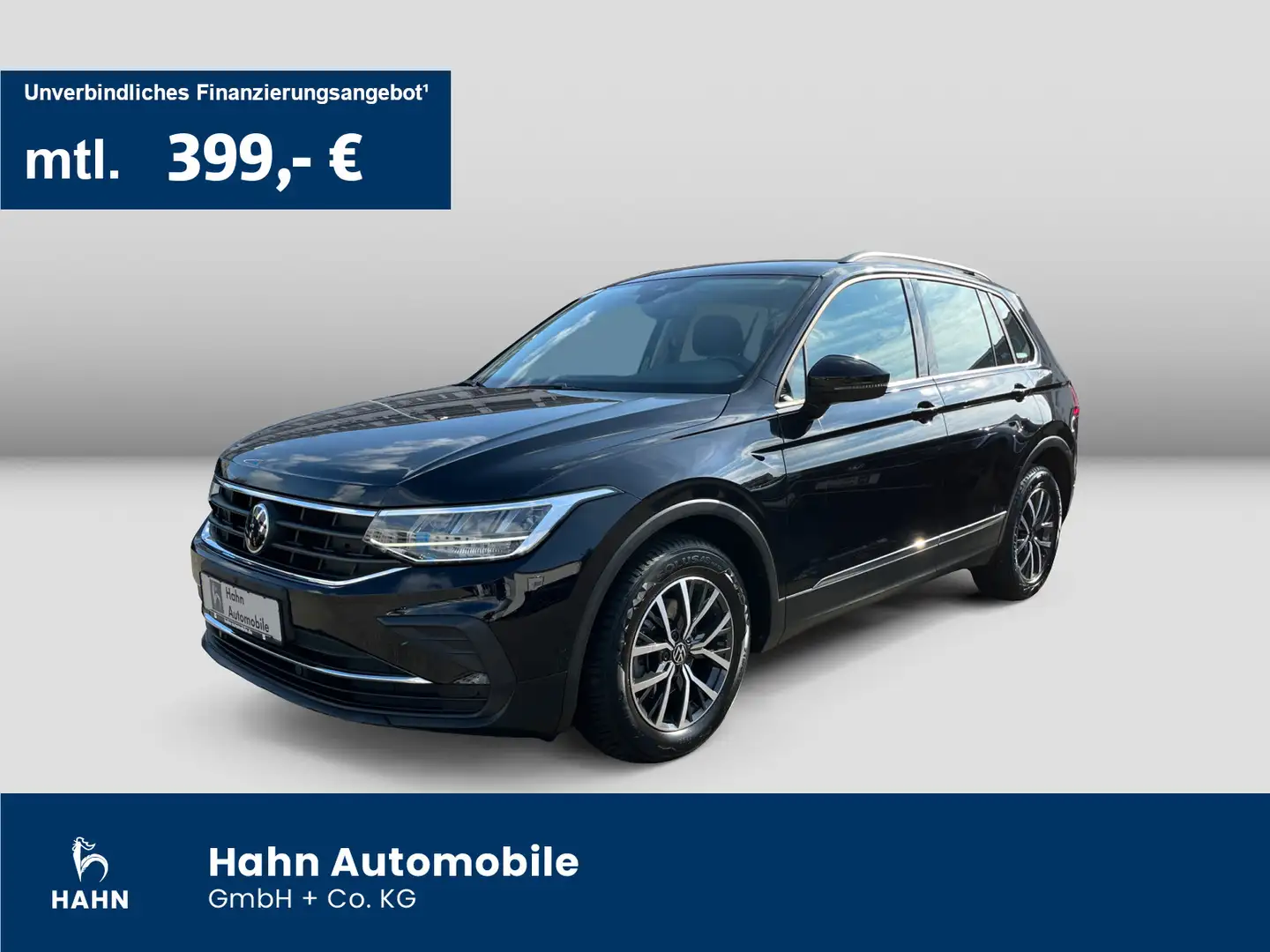 Volkswagen Tiguan 2.0TDI DSG Life AHK 360° ACC LED Navi Cli Schwarz - 1