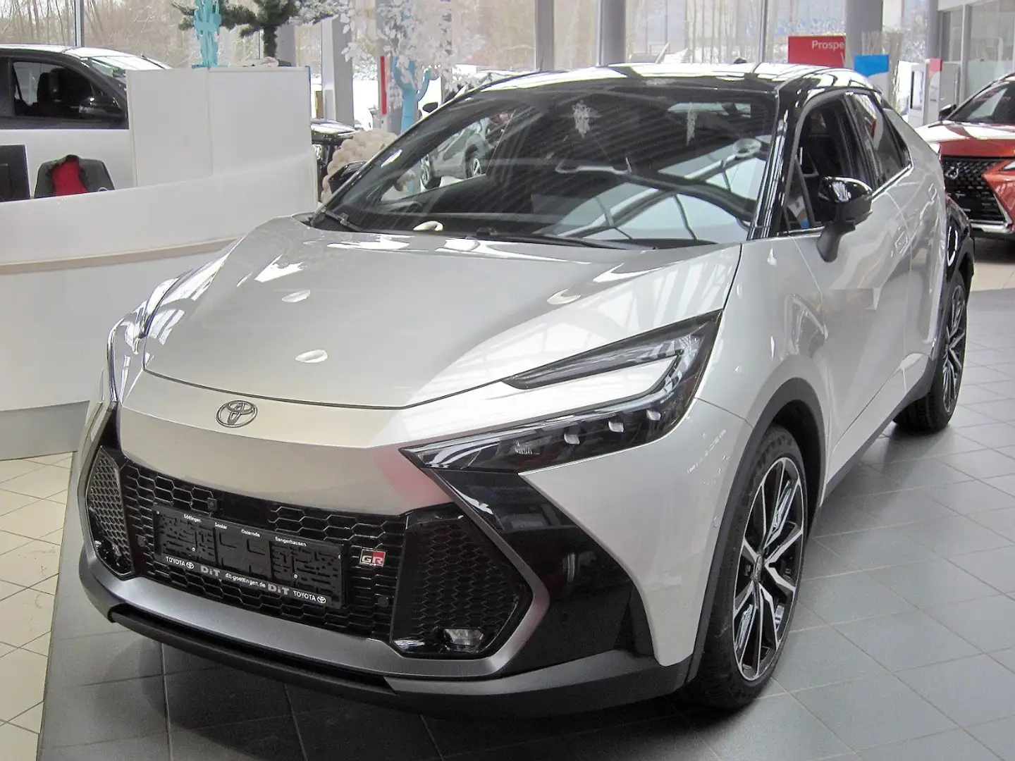 Toyota C-HR 2,0-l-VVT-i Hybrid 4x4 GR Sport Premiere Silber - 2