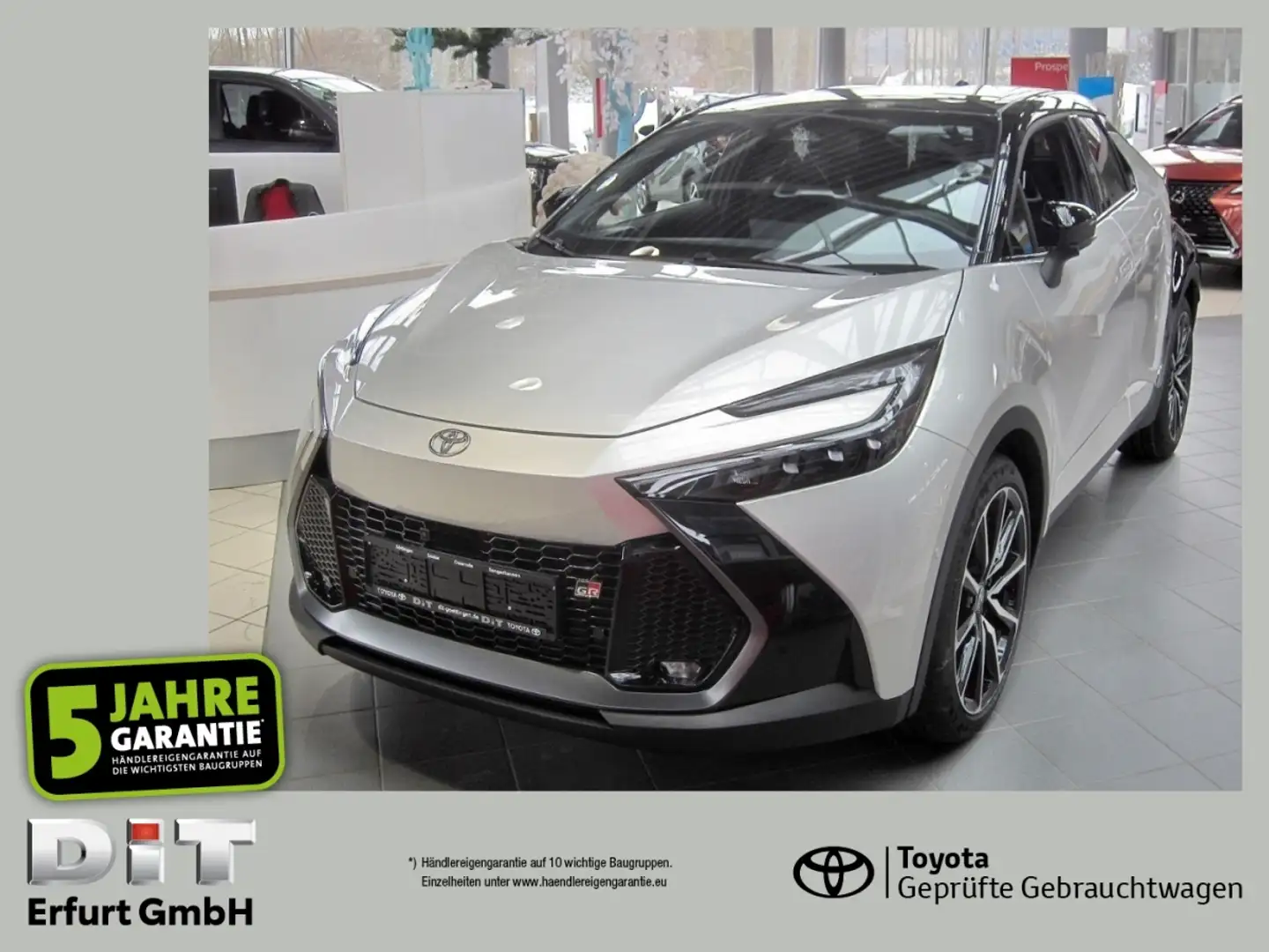 Toyota C-HR 2,0-l-VVT-i Hybrid 4x4 GR Sport Premiere Silber - 1
