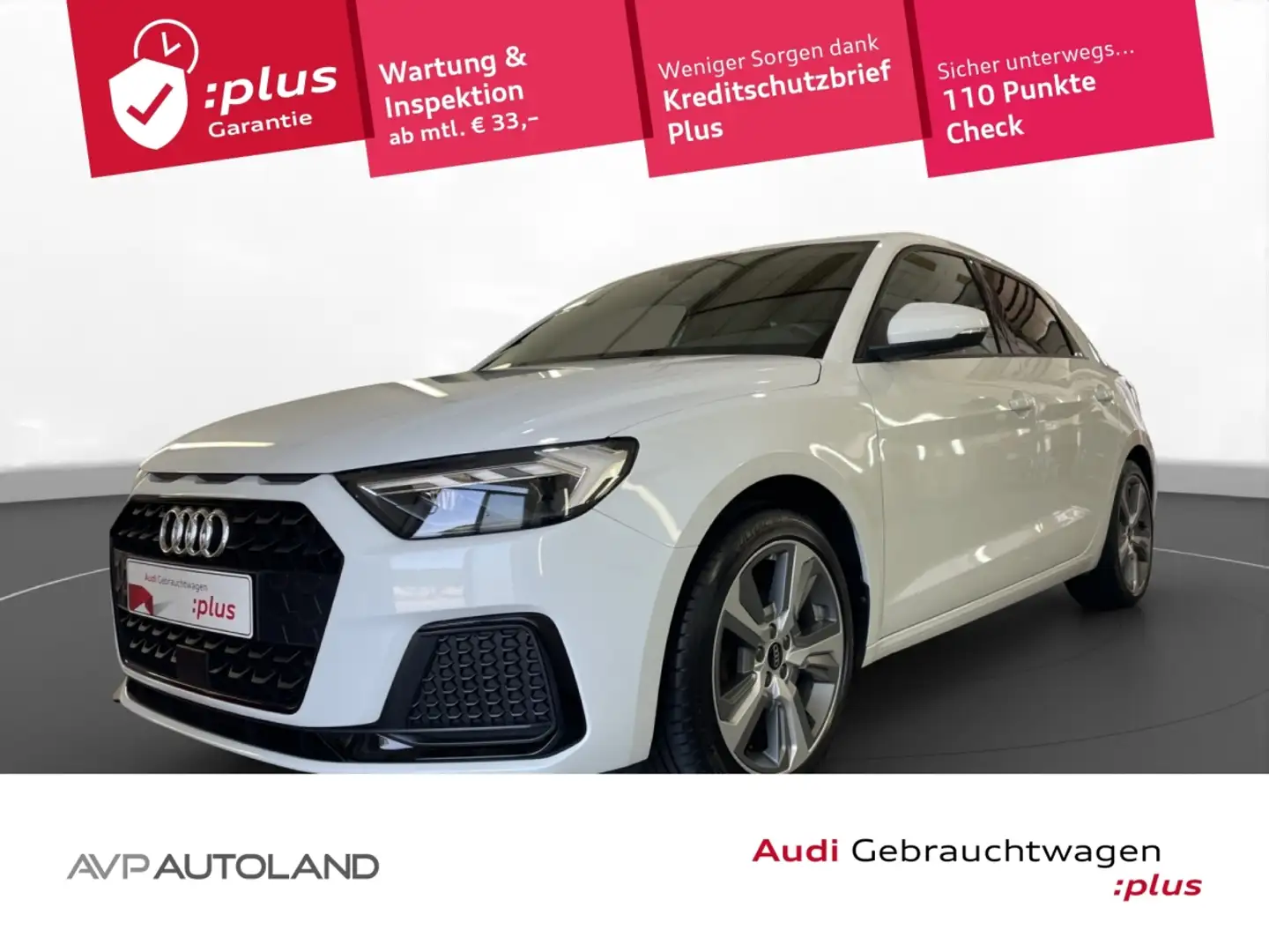 Audi A1 Sportback 30 TFSI S tronic advanced | LED | Weiß - 1