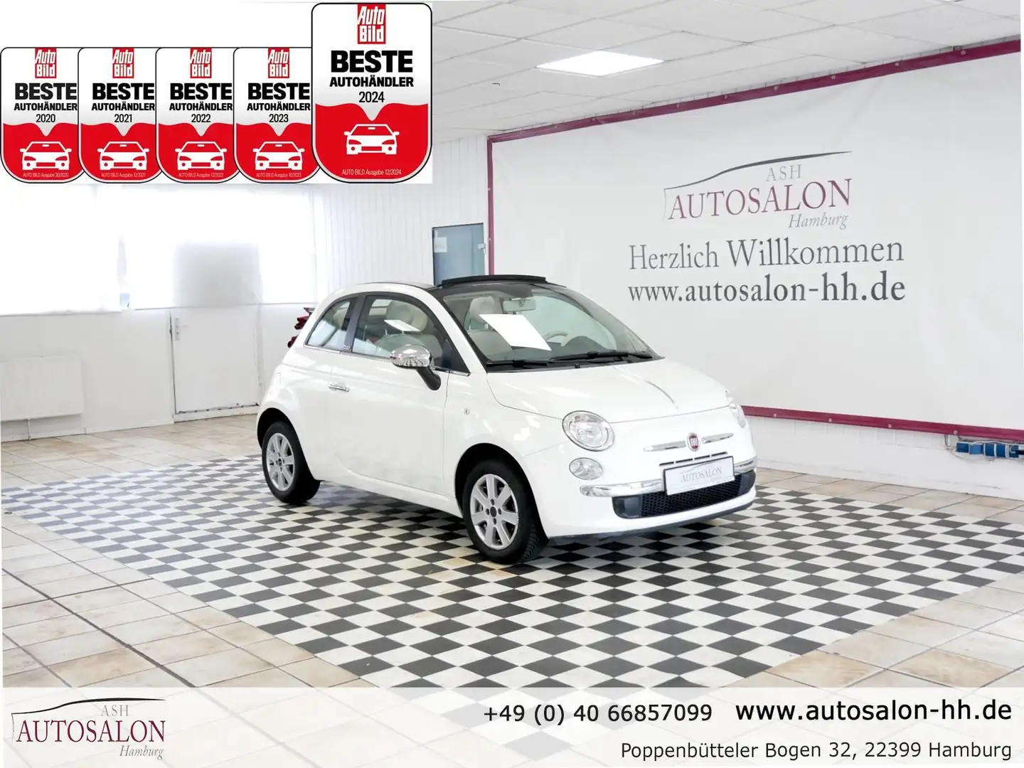 Fiat 500C Pop Star*2Vorb*PDC H*Blue & Me*LM-Felgen*MFL Blanco - 1