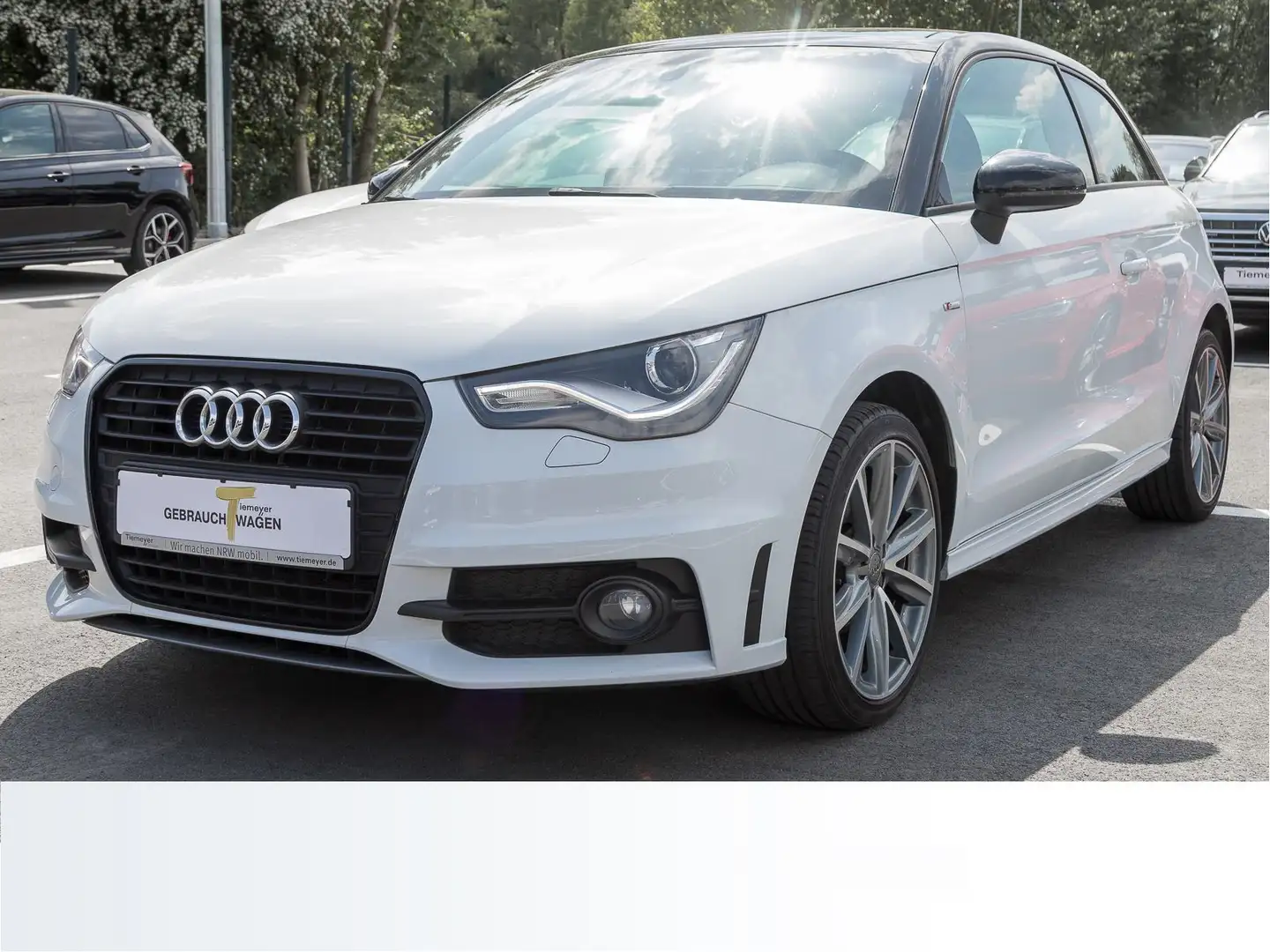 Audi A1 1.2 TFSI S LINE PANO XENON LM17 SITZHZ Weiß - 2