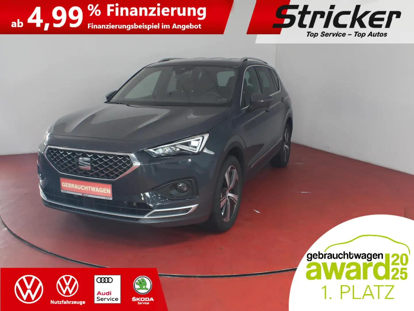 SEAT Tarraco Xcellence 1.5TSI DSG 320,-ohne Anzahlung AHK Beat Silber - 1