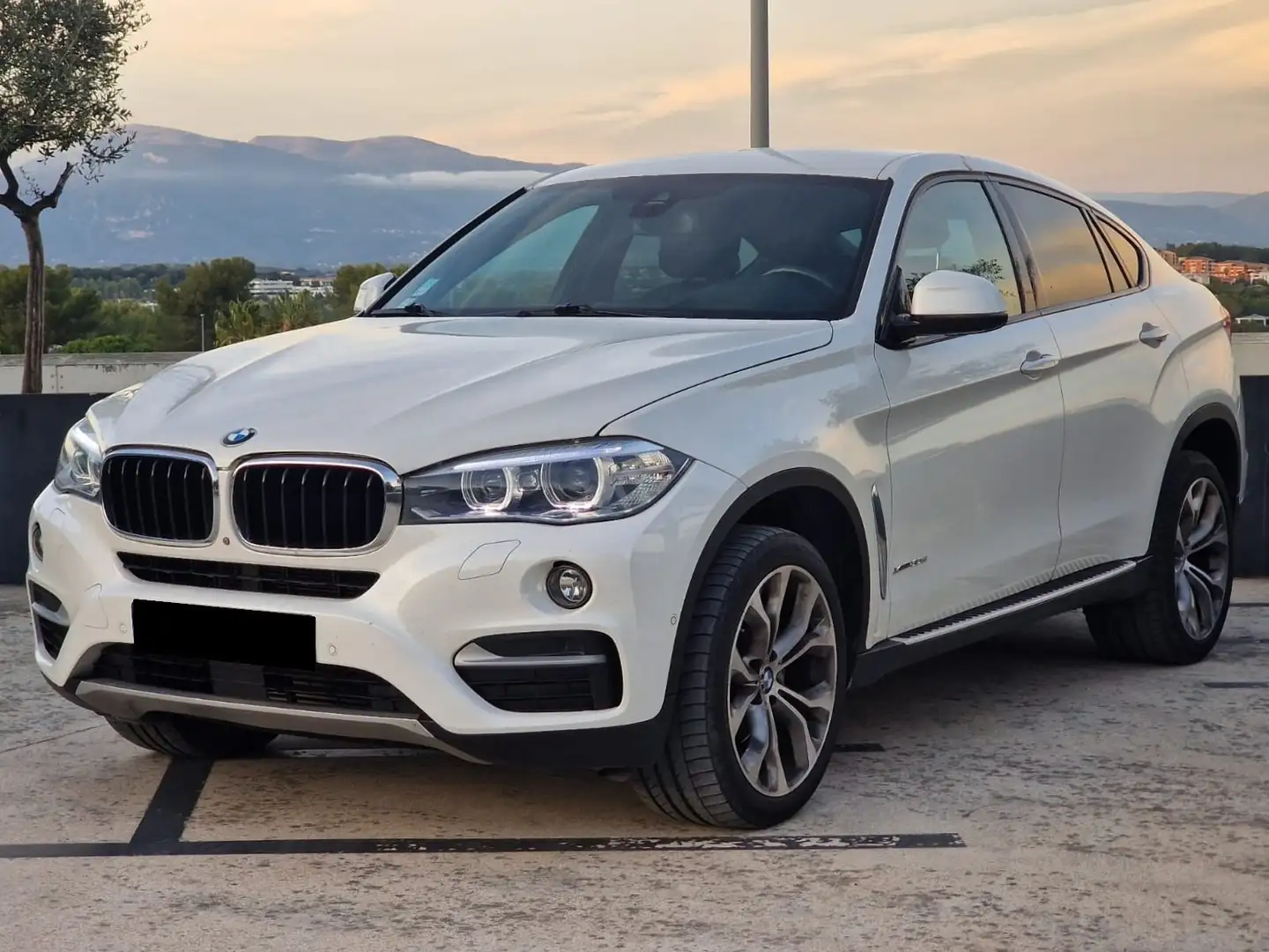 BMW X6 X6 xDrive 30d 258 ch Blanc - 1