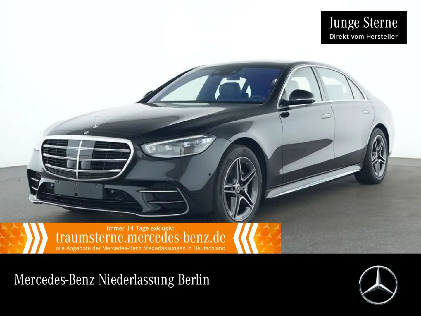 Mercedes-Benz S 350 d L 4M AMG+PANO+DIGITAL-L+BURMESTER3D+19" Black - 1