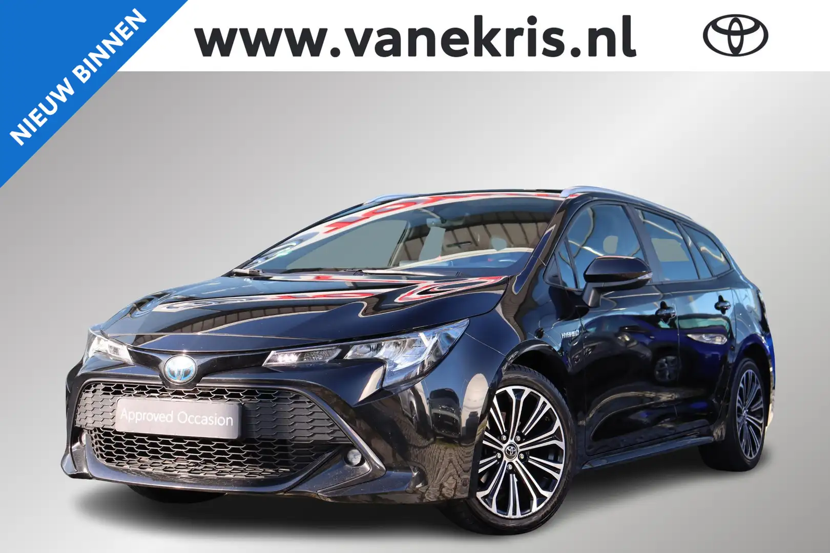 Toyota Corolla Touring Sports 1.8 Hybrid Dynamic, Navigatie, Clim Zwart - 1