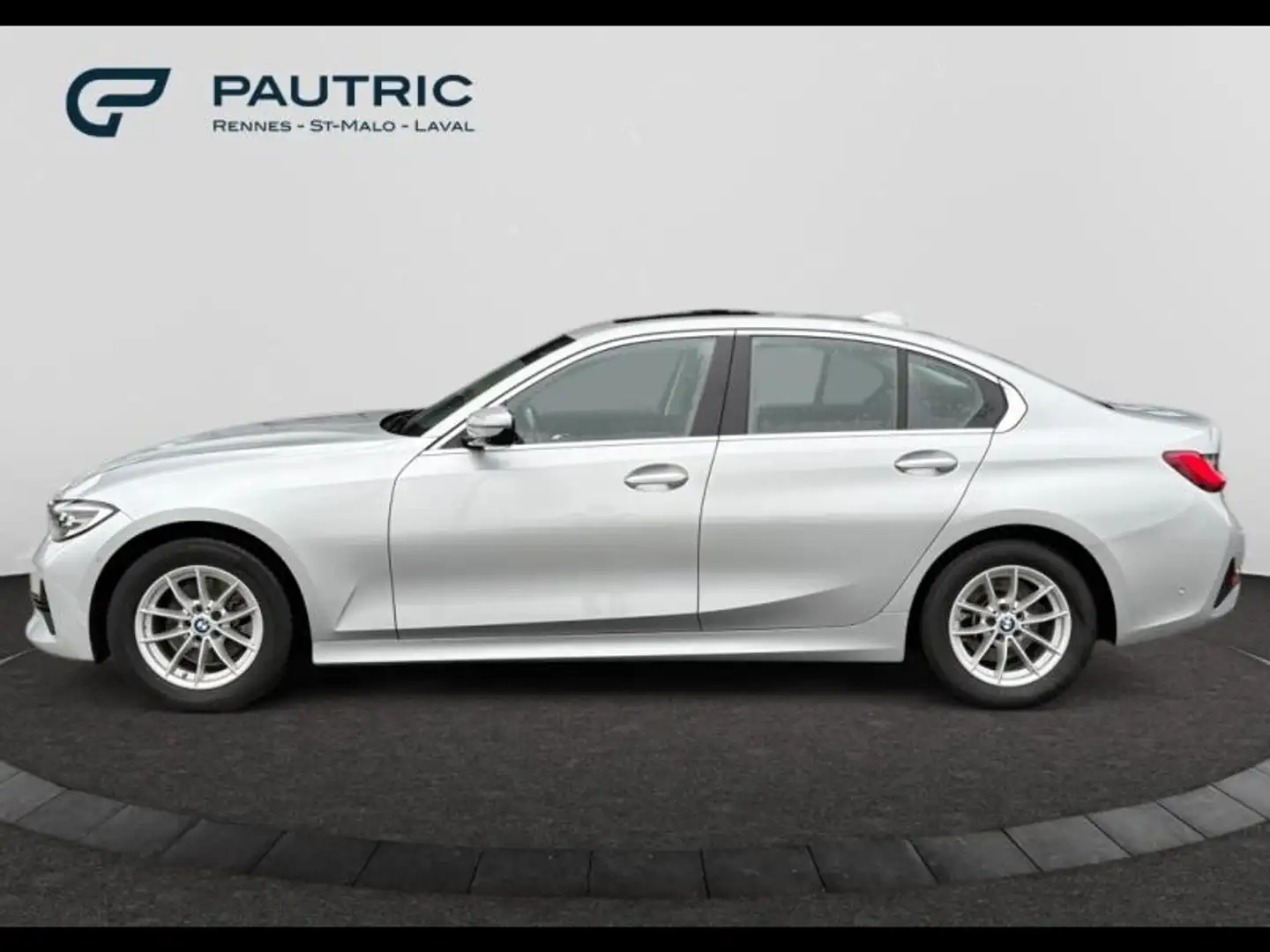 BMW 320 320dA MH 190ch Business Design Silber - 2