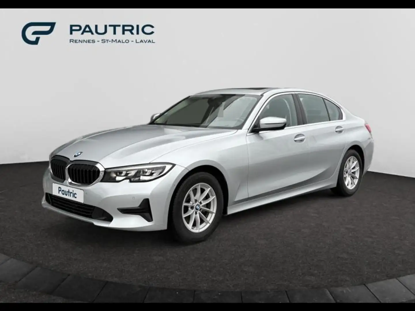 BMW 320 320dA MH 190ch Business Design Silber - 1