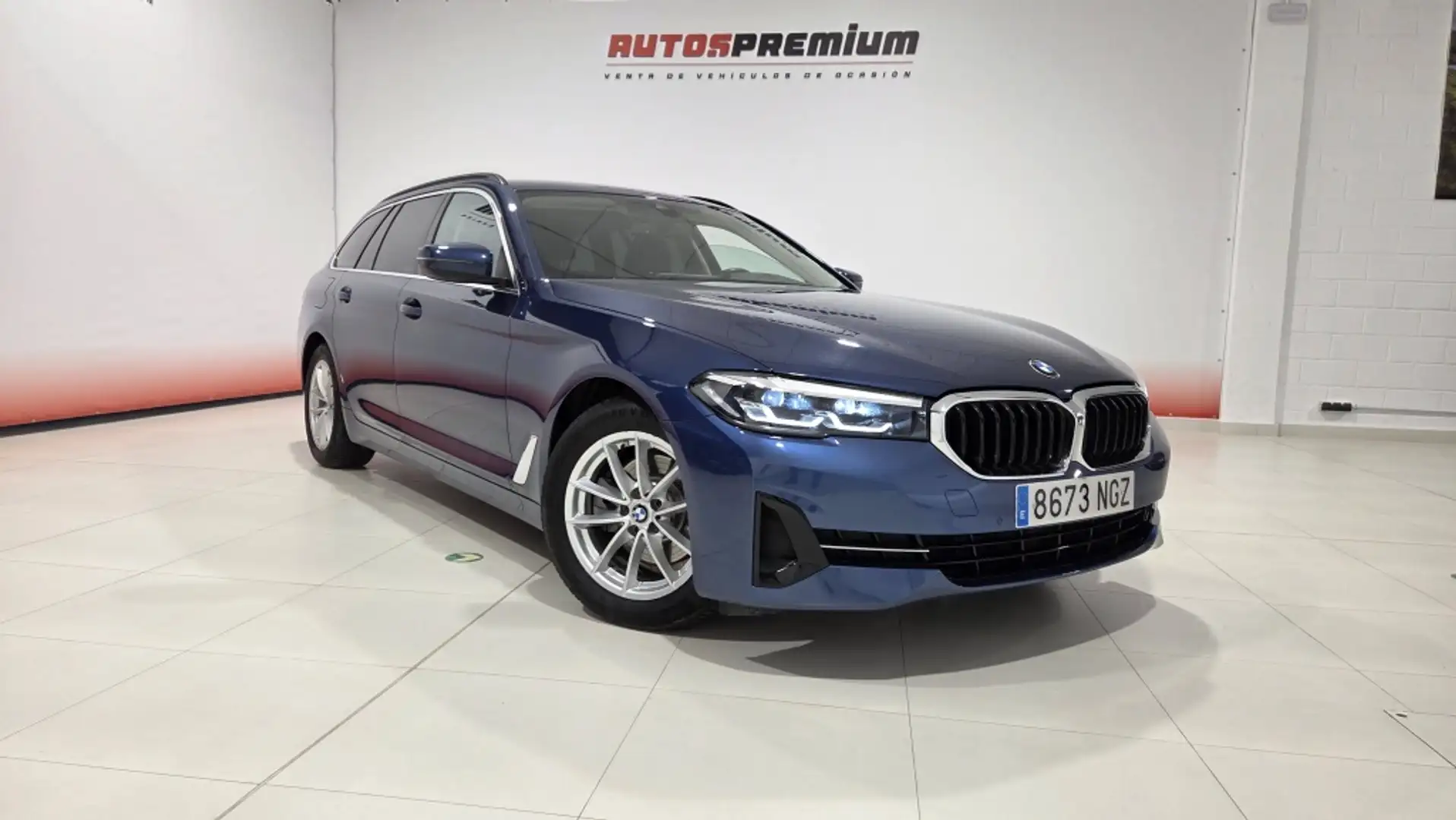 BMW 520 520dA Touring Azul - 2