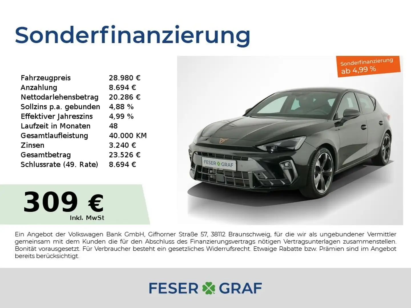 SEAT Leon 2.0TDI DSG LED ACC RearView Sitzheizung Schwarz - 1