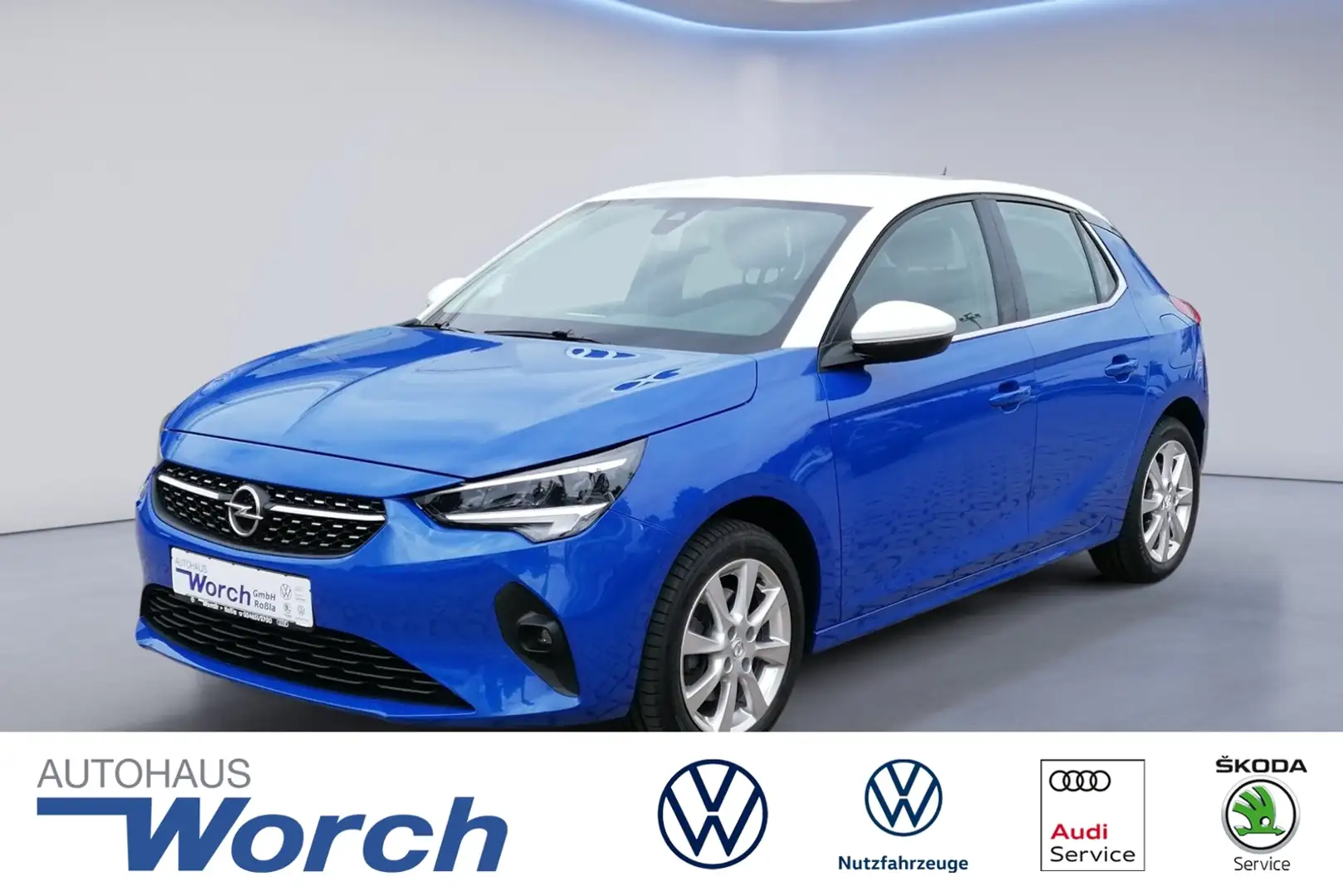 Opel Corsa 1.2 Turbo Elegance SHZ+LED+TEMPOMAT Blu/Azzurro - 1