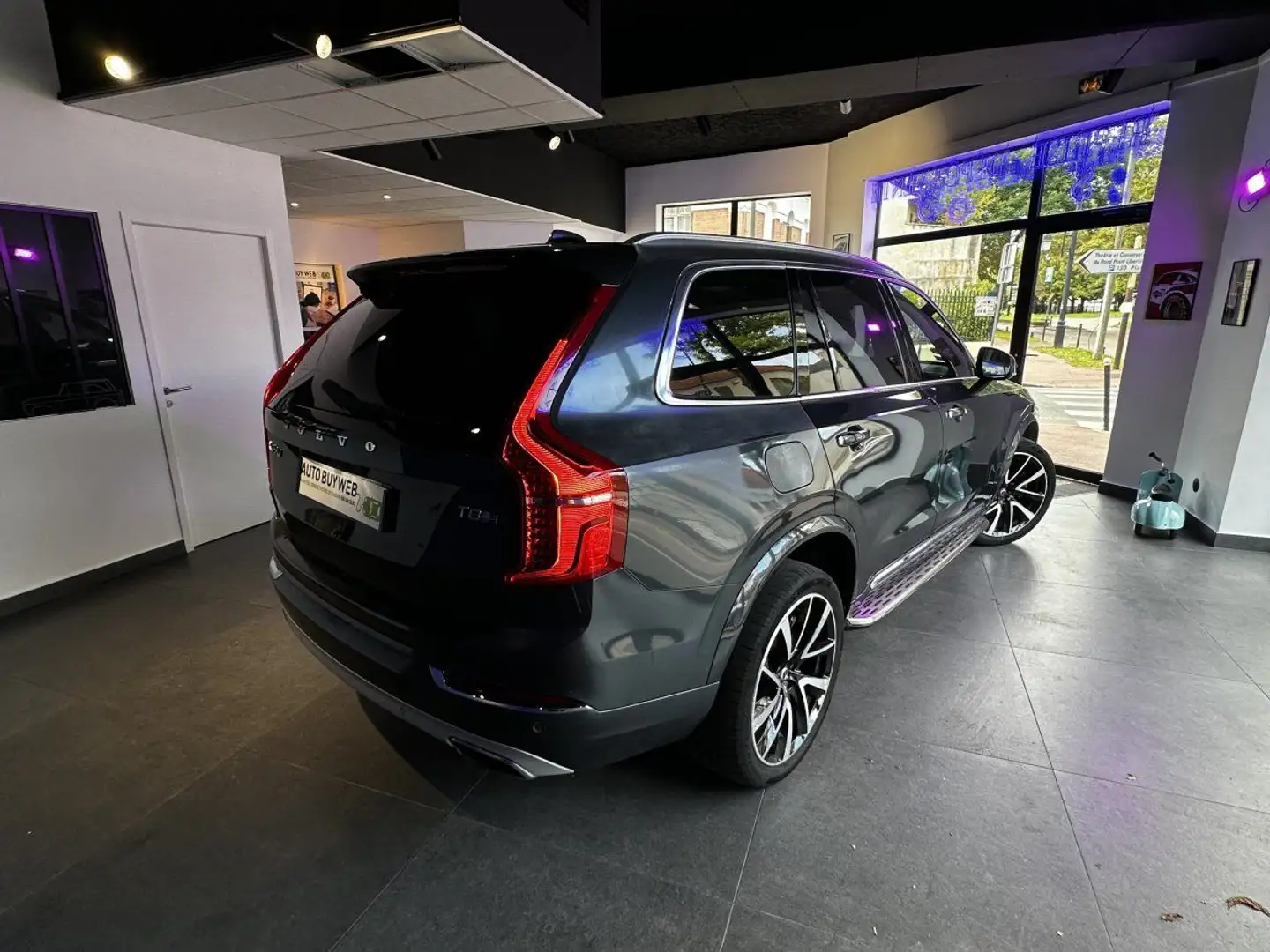 Volvo XC90 T8 Twin Engine 320%2B87 ch Geartronic 7pl Inscript Gris - 2