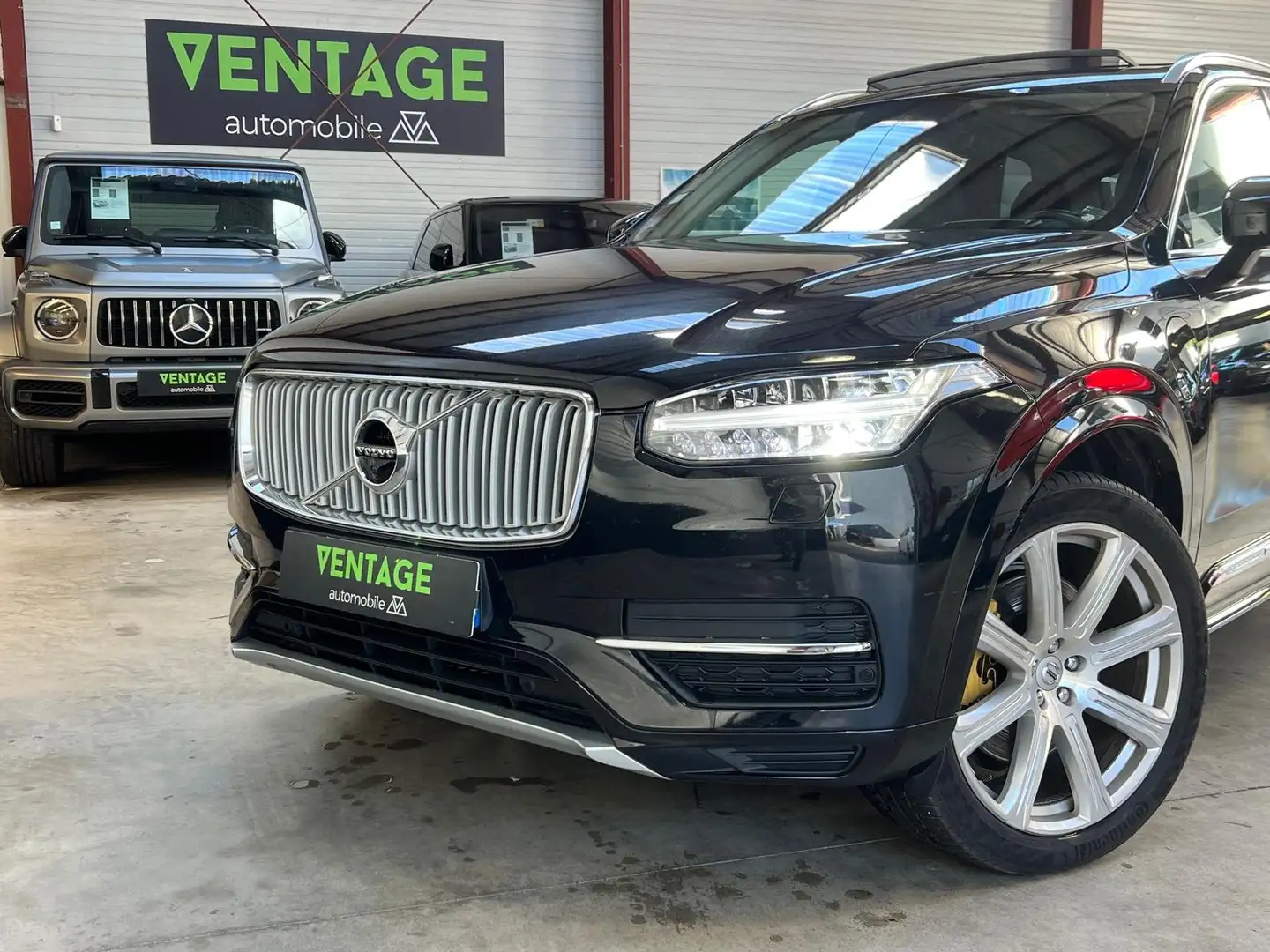 Volvo XC90 XC90 T8 Twin Engine 303+87 ch 7pl Inscription Luxe Noir - 2