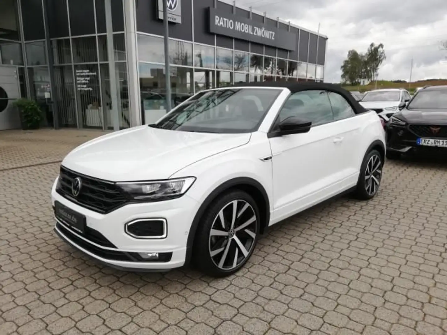 Volkswagen T-Roc T-ROC CABRIOLET R-LINE 1.5 TSI DSG NAVI SITZHEI. Weiß - 2