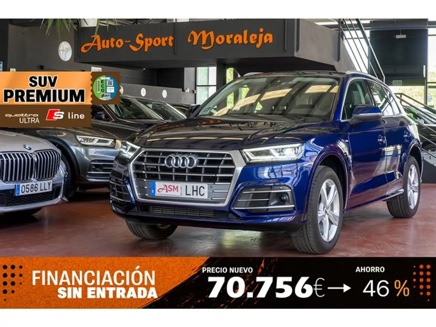Audi Q5 45 TFSI S line quattro-ultra S tronic Azul - 1