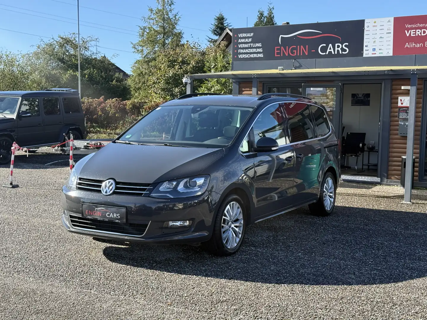 Volkswagen Sharan 2,0 TDI PDC/SZH/Navi/Abstandstempomat Gris - 1