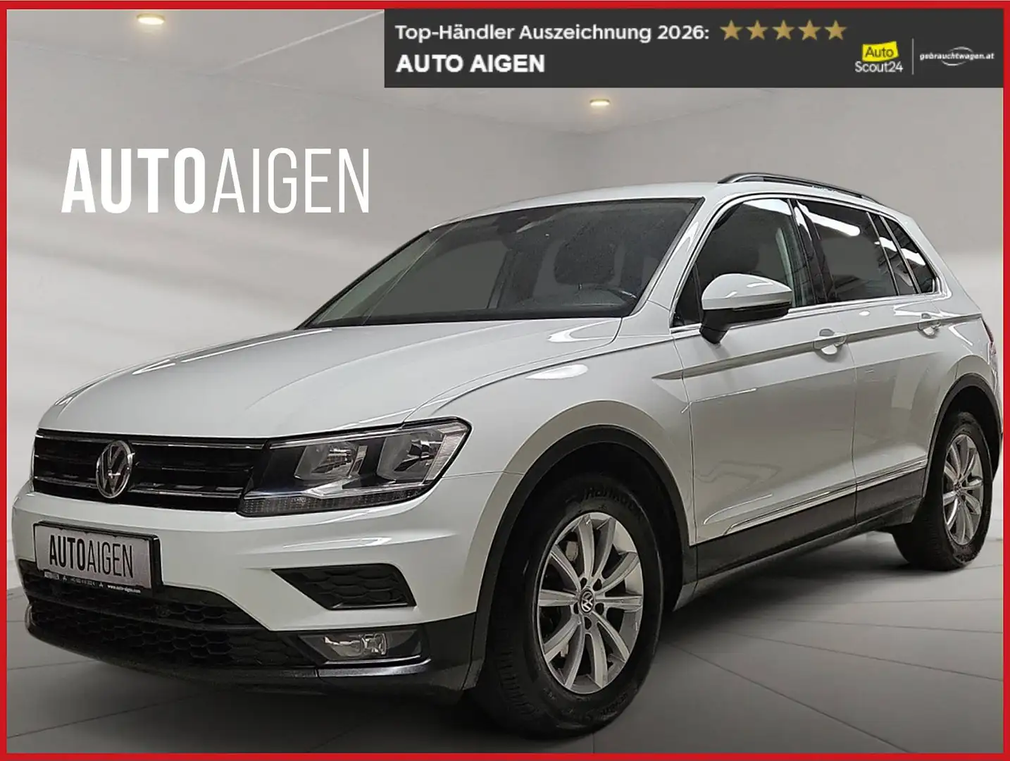 Volkswagen Tiguan 2.0 TDI * COMFORTLINE * AHK * AUTOMATIK * KLIMA * PDC * Weiß - 1