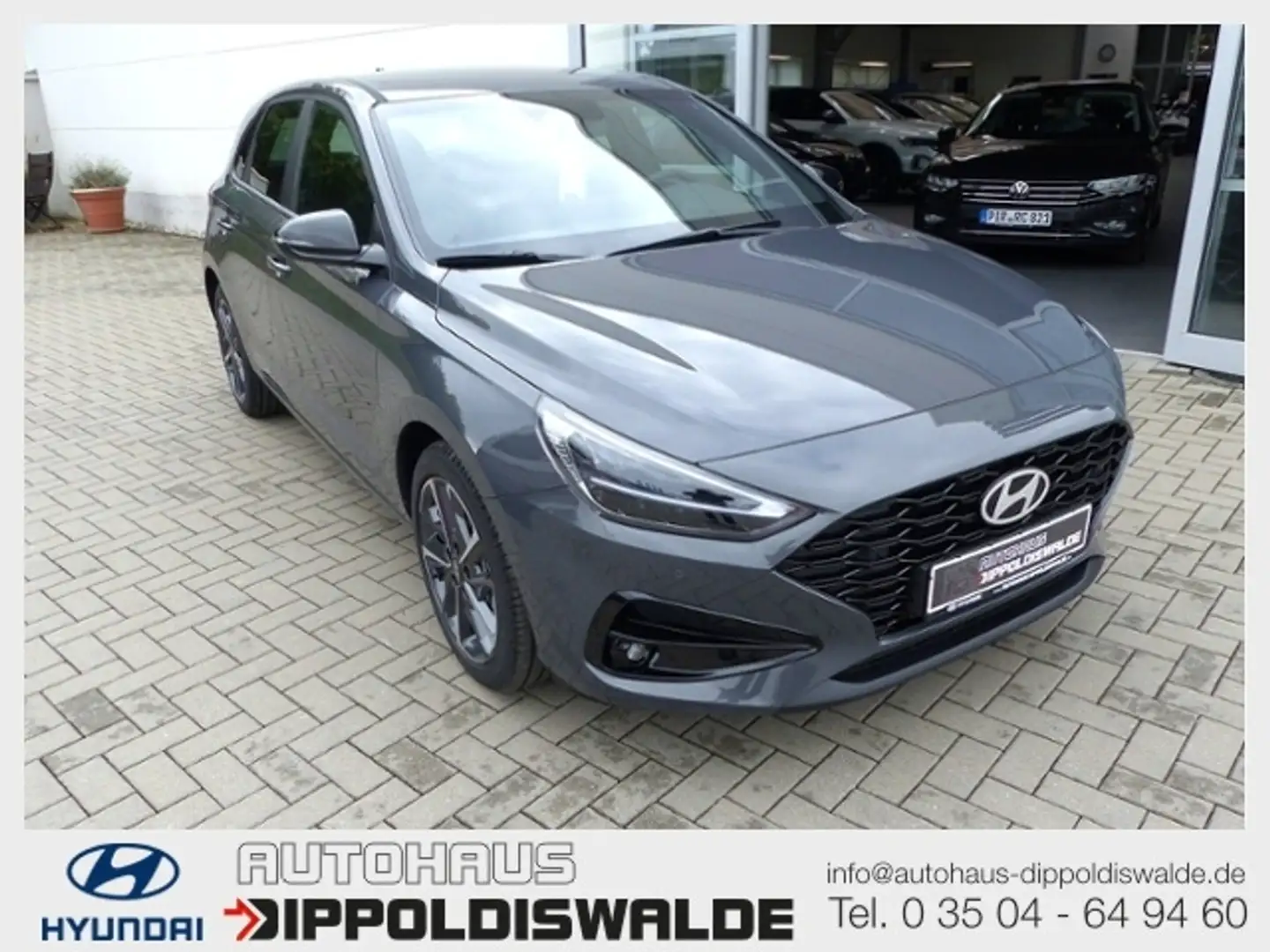 Hyundai i30 1.0 T-GDi 7-DCT Advantage *LED*PDC*Navi* Grijs - 1
