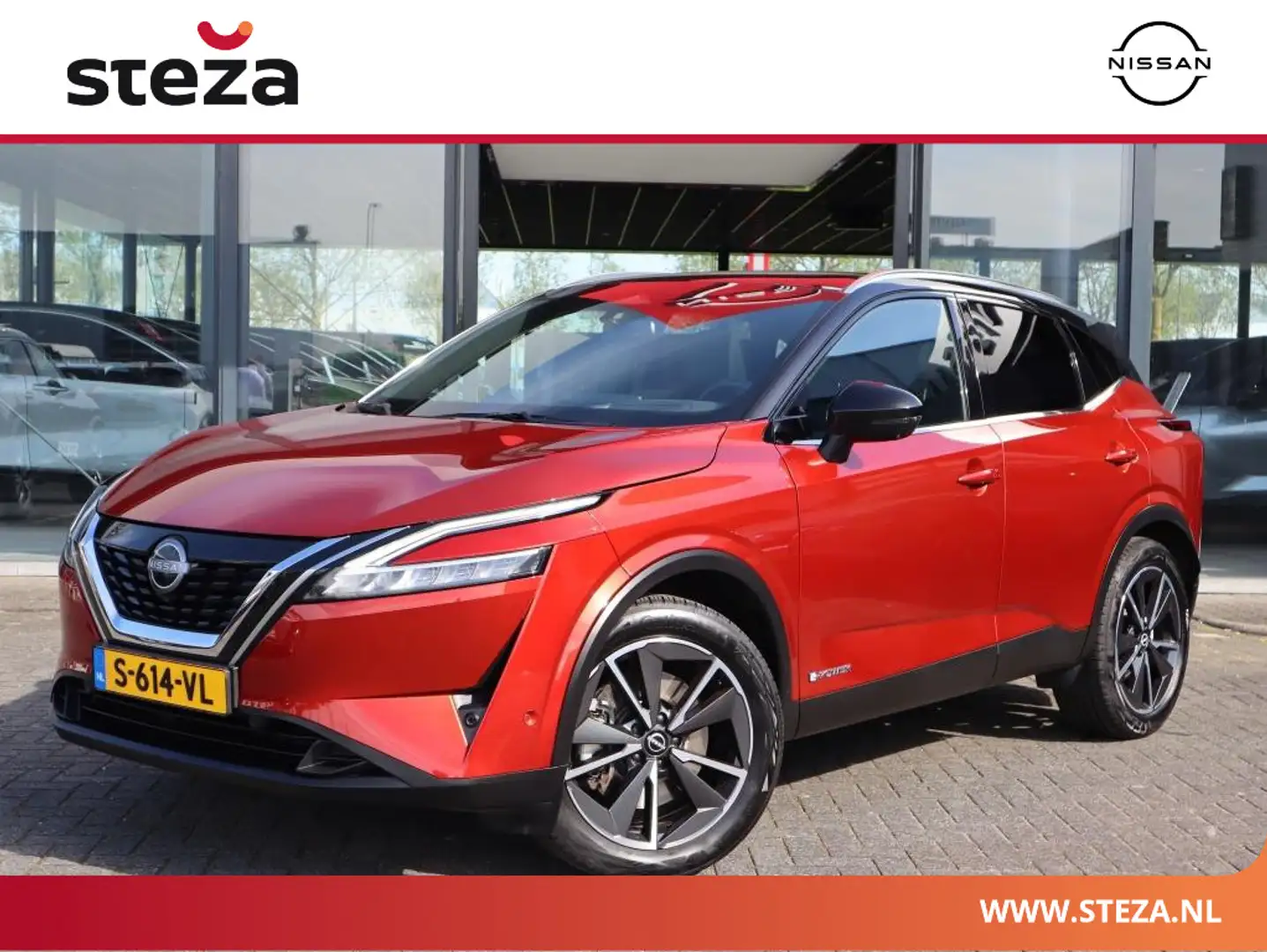 Nissan Qashqai 1.5 e-Power Tekna | AUTOMAAT | Trekhaak | Adapt. C Rood - 1