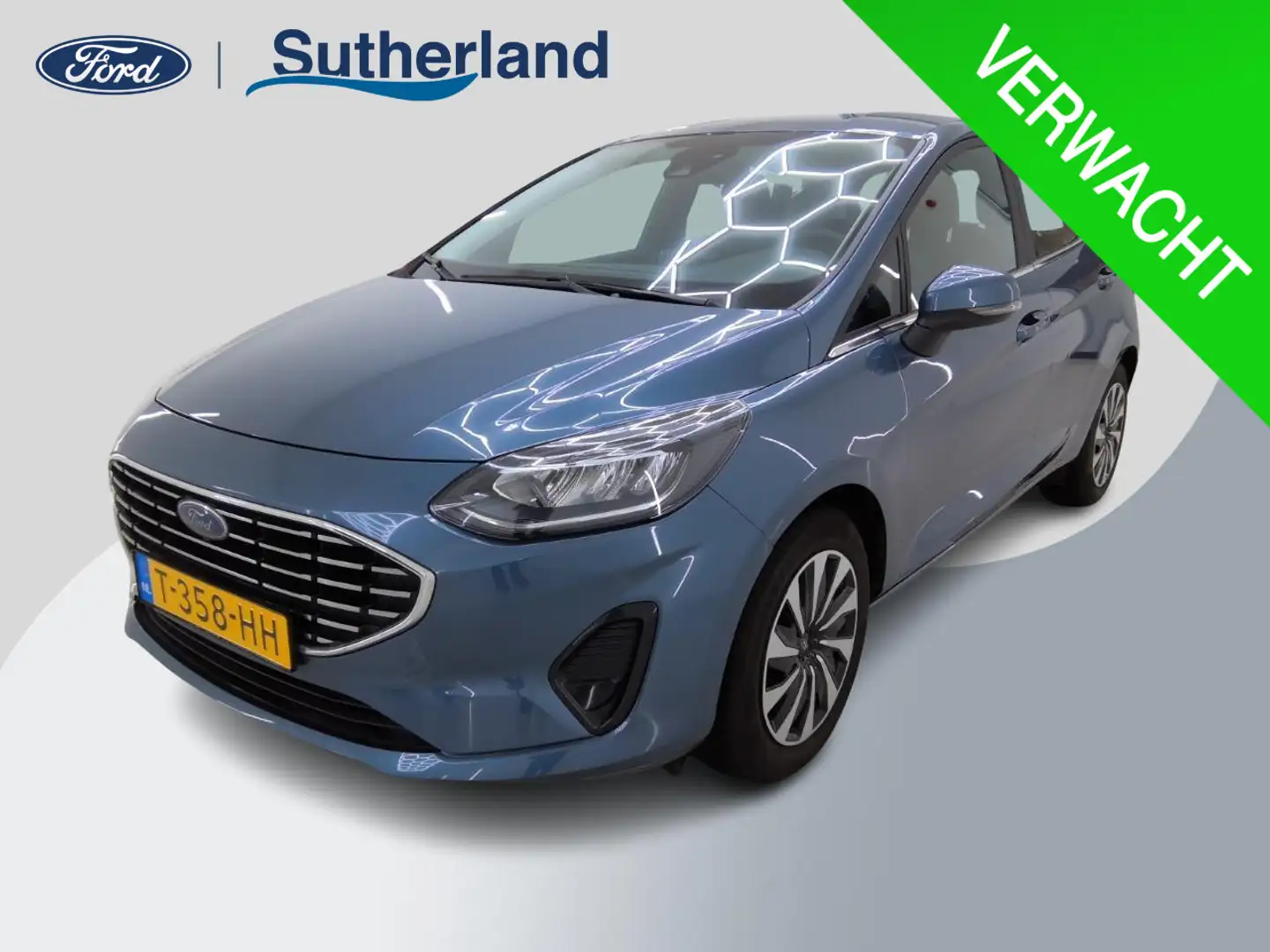 Ford Fiesta 1.0 EcoBoost Hybrid Titanium | 47.000 KM ! Bleu - 1