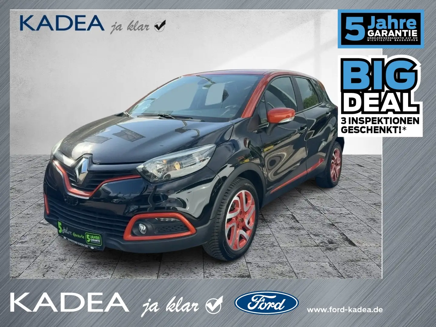 Renault Captur 0.9 TCe 90 eco² ENERGY Dynamique KeyLess Schwarz - 1