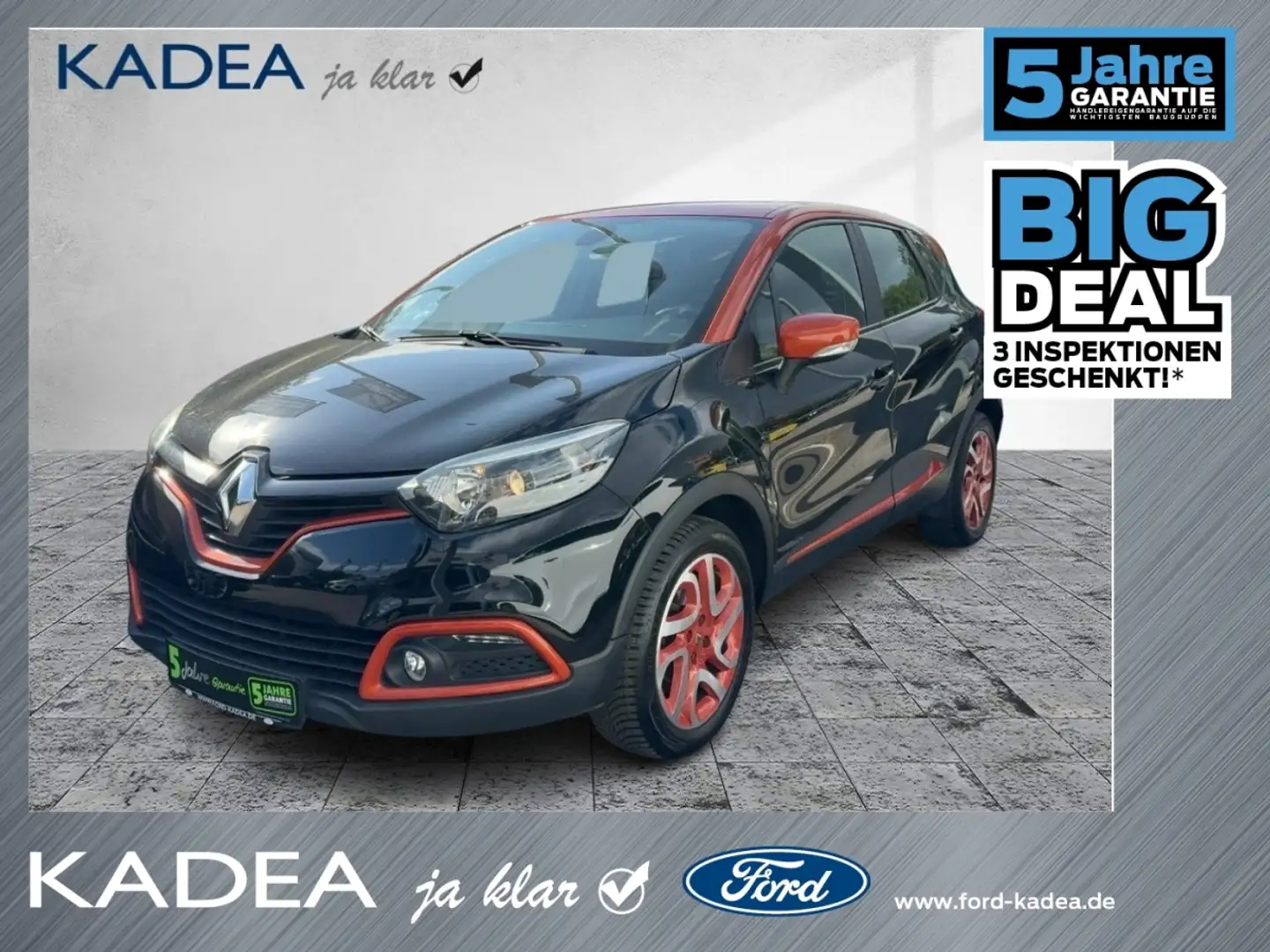 Renault Captur 0.9 TCe 90 eco² ENERGY Dynamique KeyLess Schwarz - 1