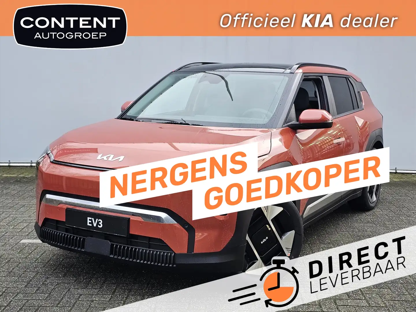 Kia EV3 81,4 kWh 204pk Plus Advanced I Naranja - 1