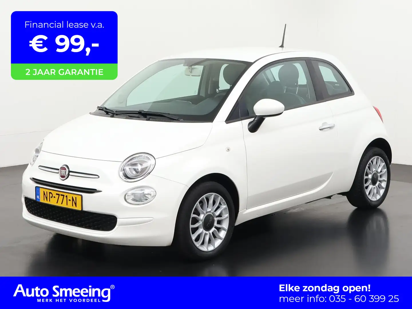Fiat 500 1.0 TwinAir Pop | Lichtmetalen velgen | 12 mnd Gar Weiß - 1
