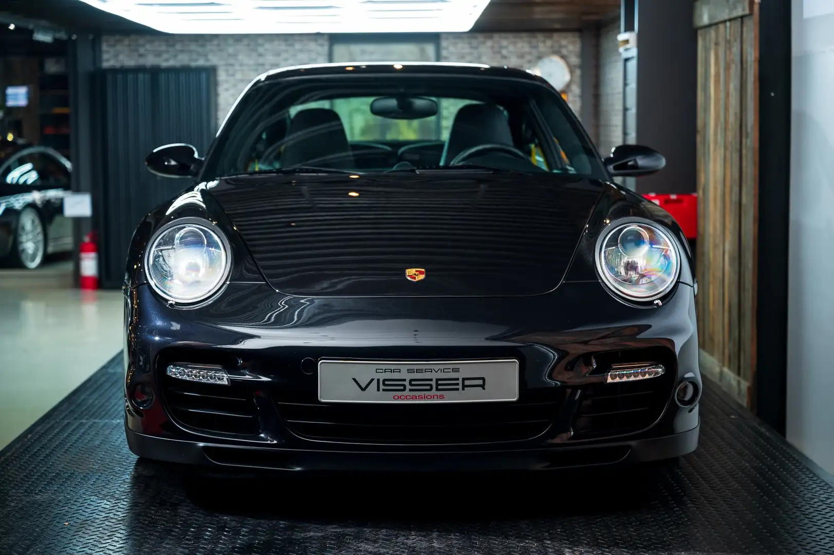 Porsche 997 3.6 Turbo Basaltschwarz-metallic Siyah - 1